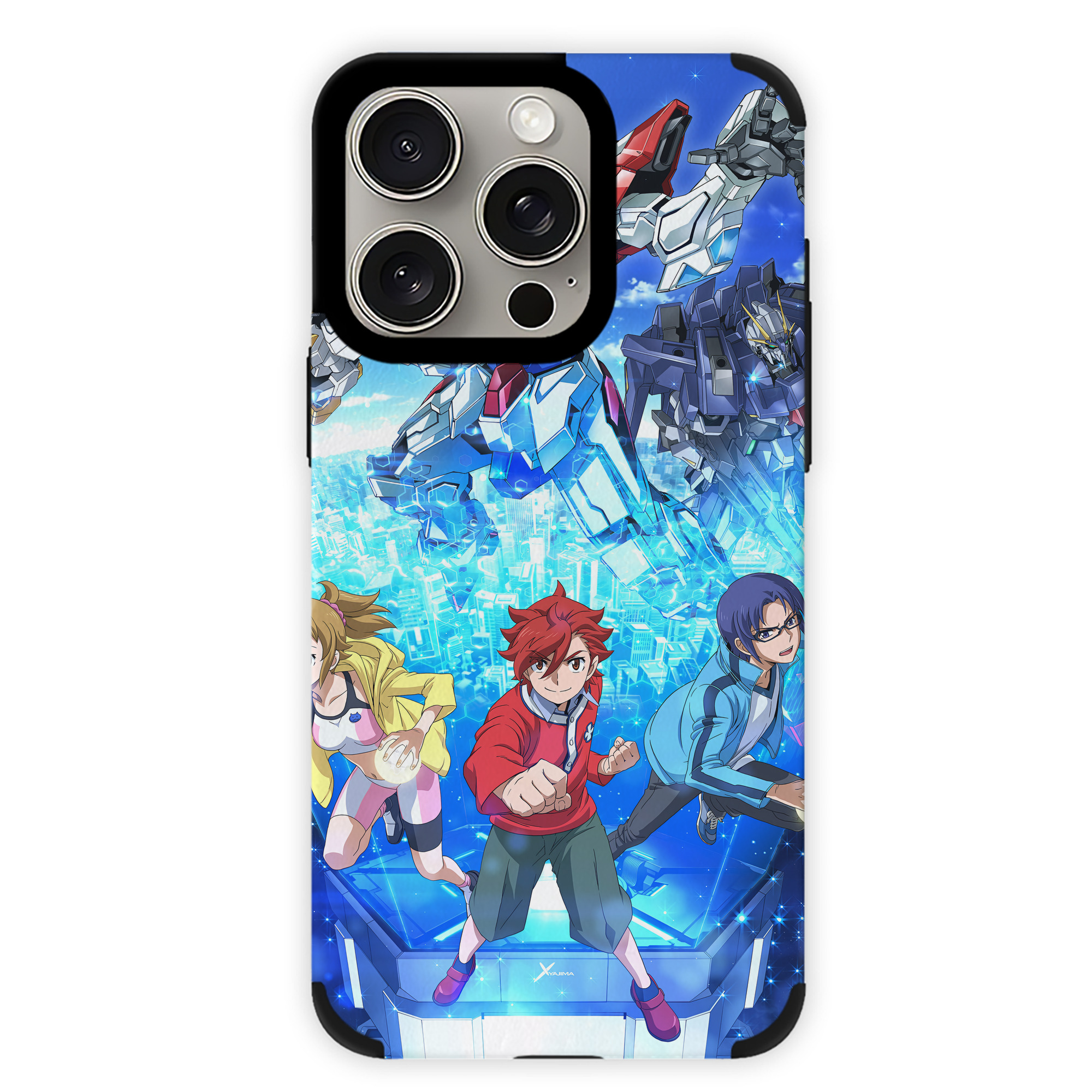 （画像用） 機動戦士ガンダム Mobile Suit Gundam 【iPhone15ProMax対応】 PUレザー スマホケース 耐衝撃＆黄変防止