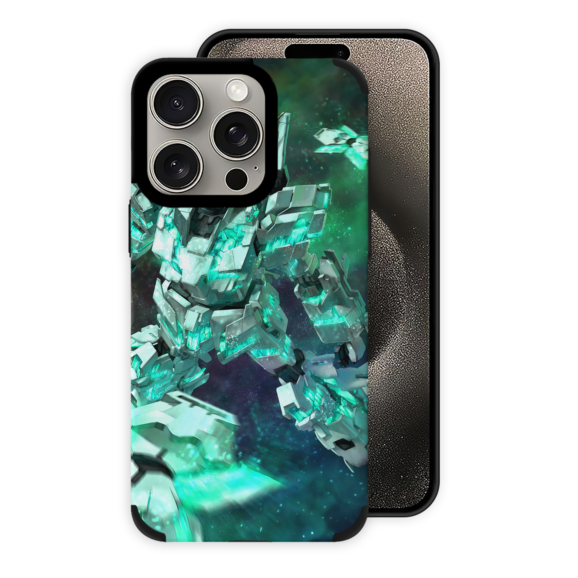 （画像用） 機動戦士ガンダム Mobile Suit Gundam 【iPhone15ProMax対応】 PUレザー スマホケース 耐衝撃＆黄変防止