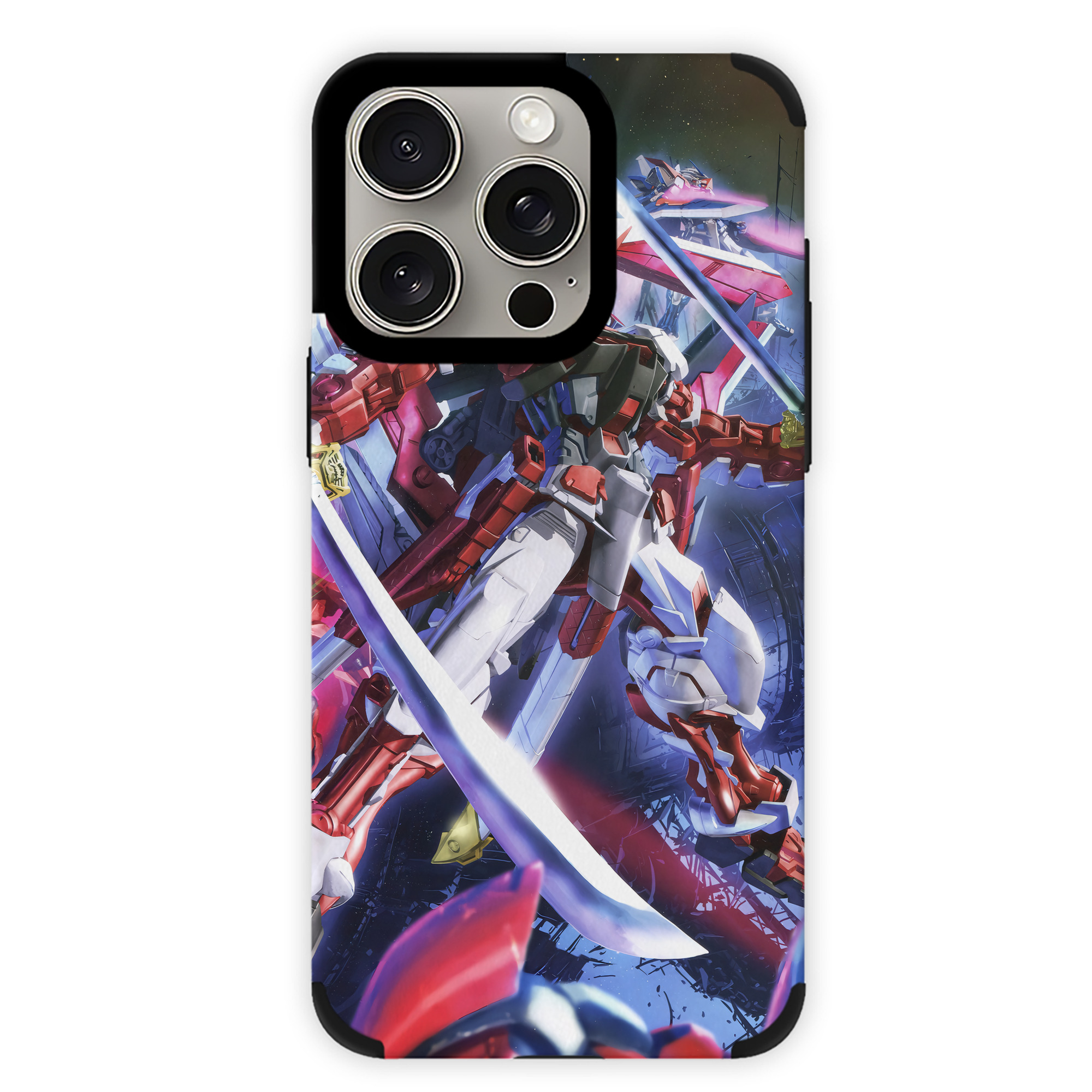 （画像用） 機動戦士ガンダム Mobile Suit Gundam 【iPhone15ProMax対応】 PUレザー スマホケース 耐衝撃＆黄変防止