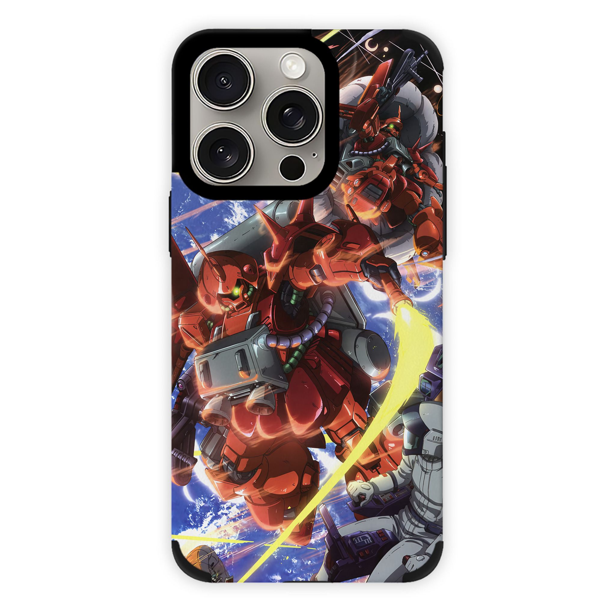 （画像用） 機動戦士ガンダム Mobile Suit Gundam 【iPhone15ProMax対応】 PUレザー スマホケース 耐衝撃＆黄変防止