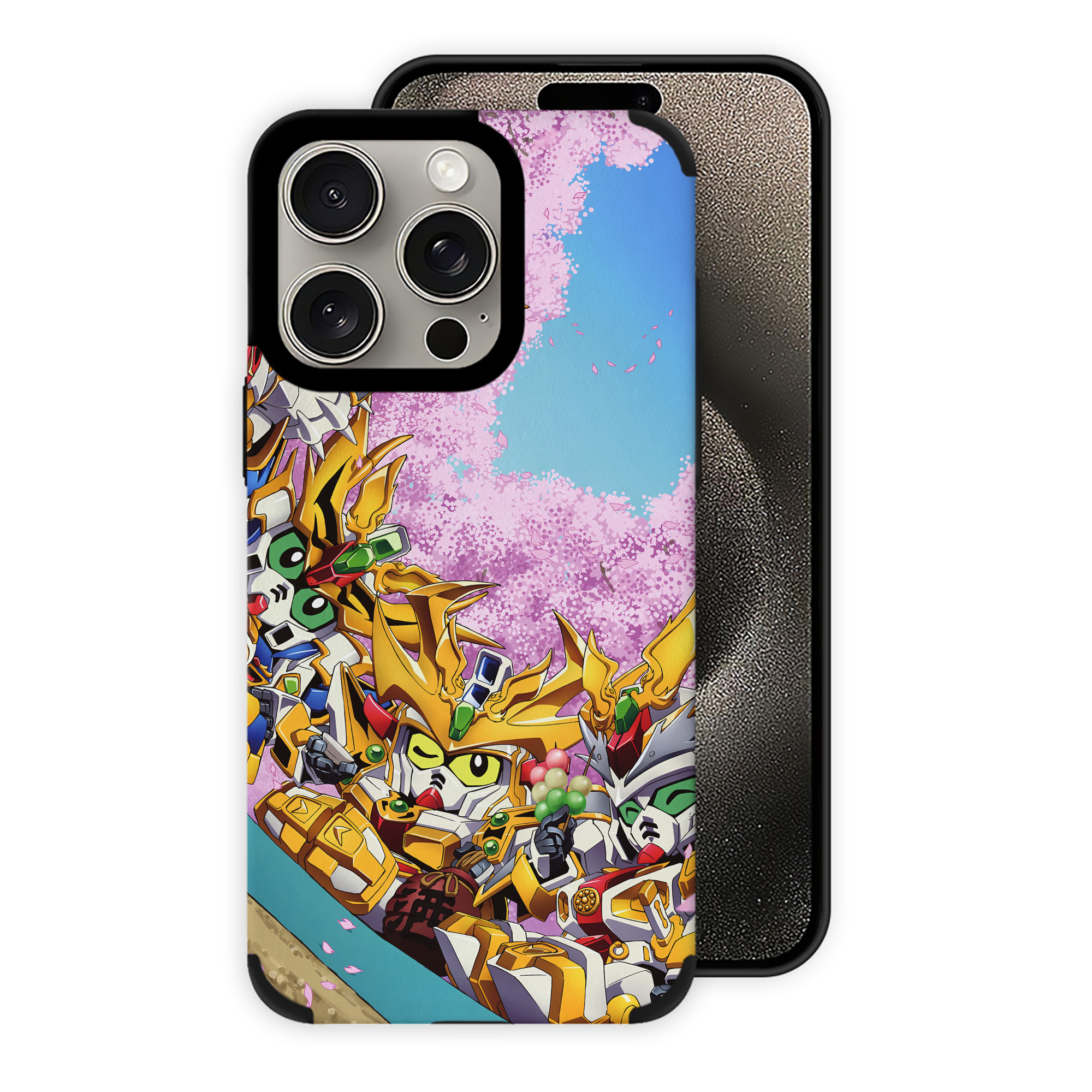 （画像用） 機動戦士ガンダム Mobile Suit Gundam 【iPhone15ProMax対応】 PUレザー スマホケース 耐衝撃＆黄変防止