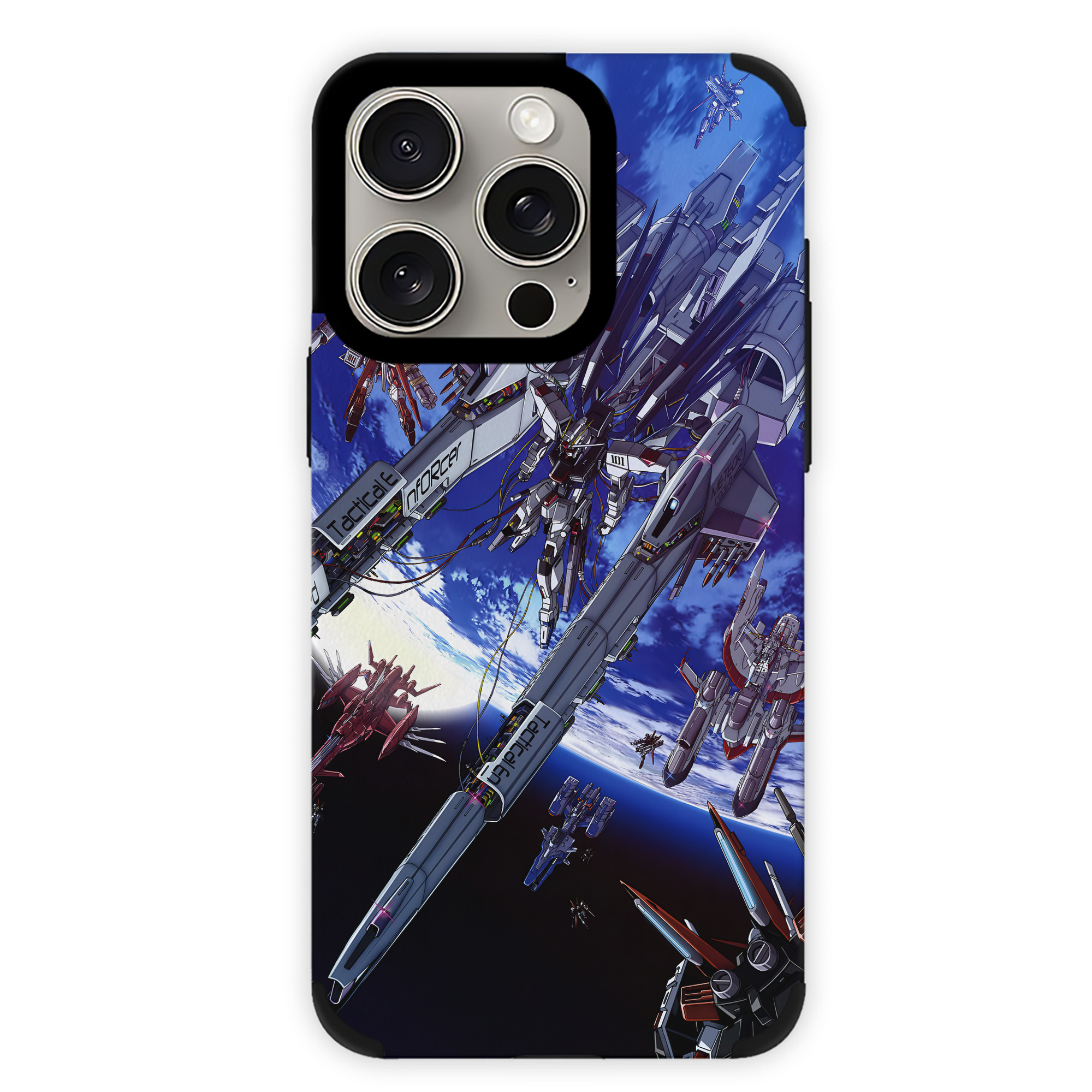 （画像用） 機動戦士ガンダム Mobile Suit Gundam 【iPhone15ProMax対応】 PUレザー スマホケース 耐衝撃＆黄変防止