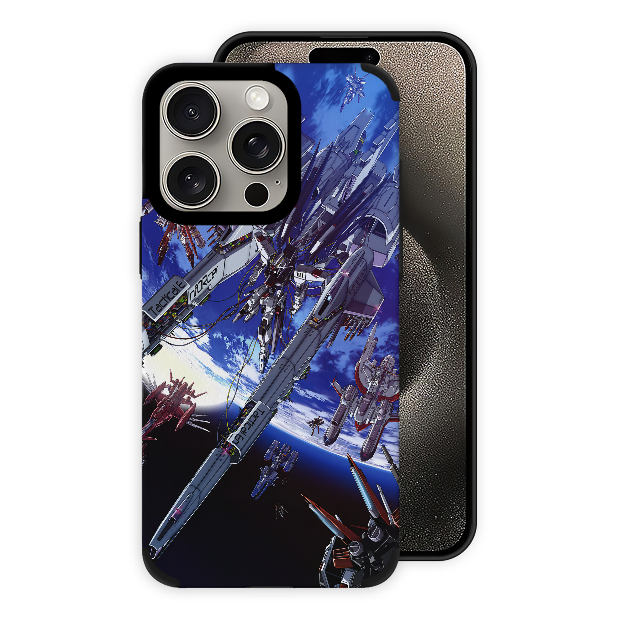 （画像用） 機動戦士ガンダム Mobile Suit Gundam 【iPhone15ProMax対応】 PUレザー スマホケース 耐衝撃＆黄変防止