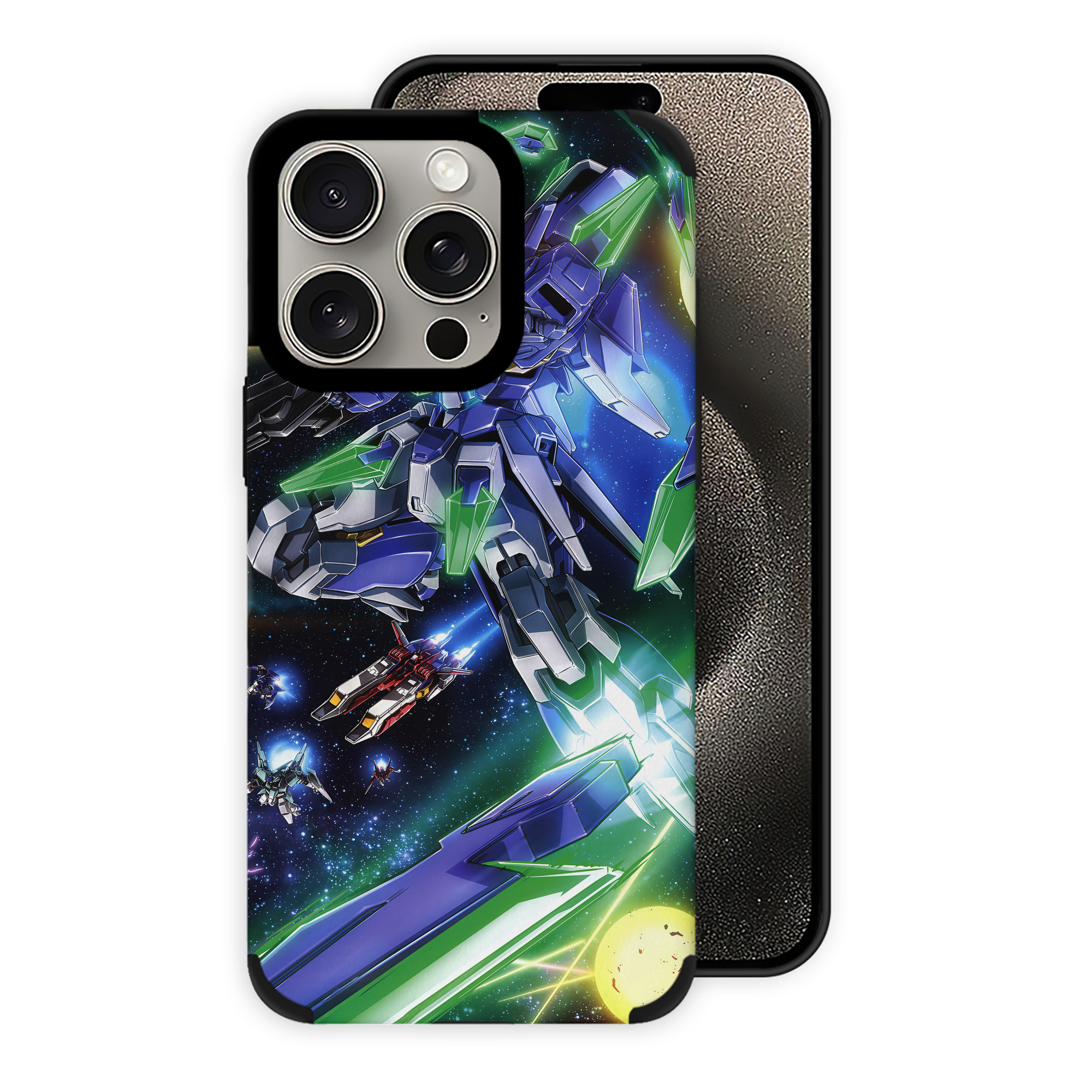 （画像用） 機動戦士ガンダム Mobile Suit Gundam 【iPhone15ProMax対応】 PUレザー スマホケース 耐衝撃＆黄変防止