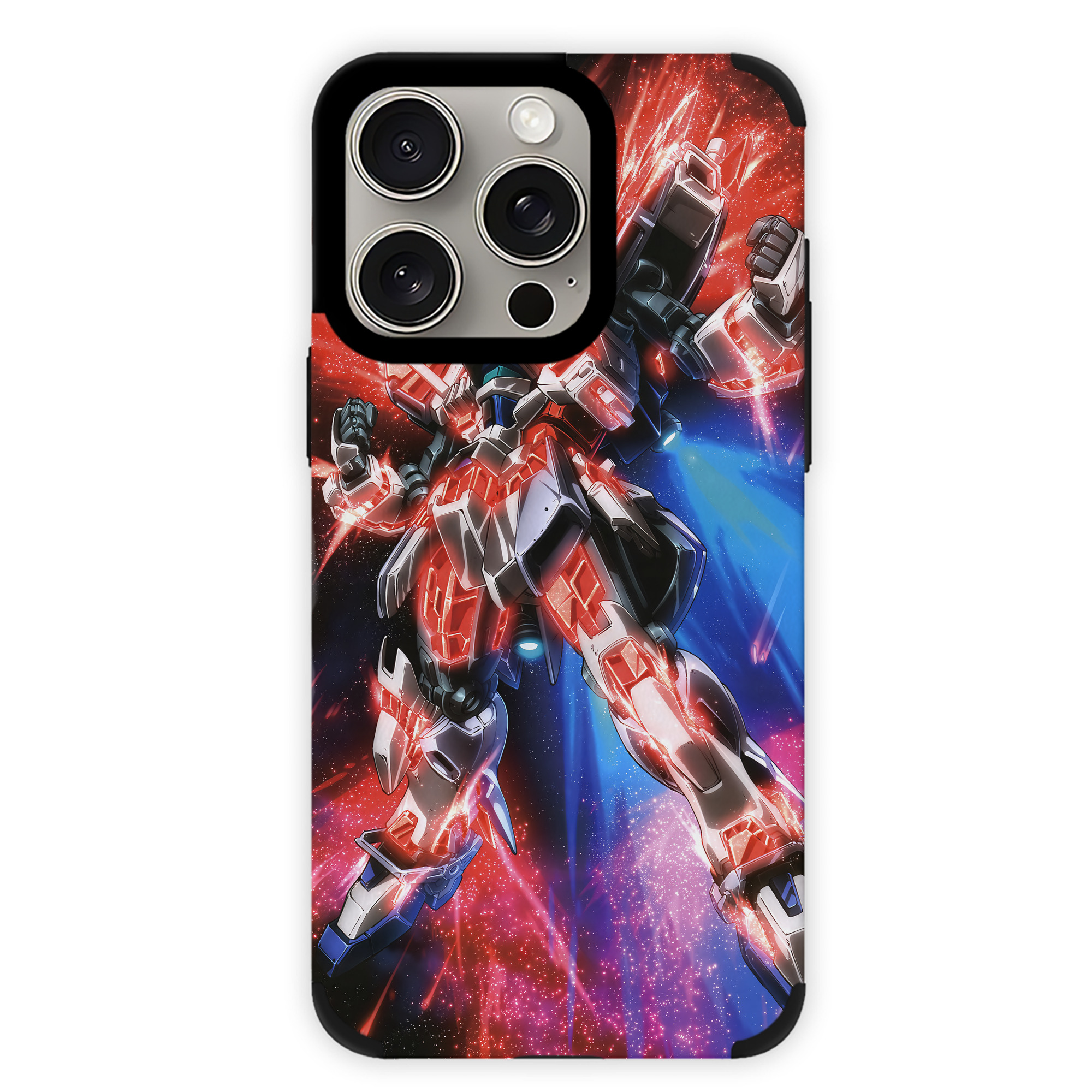 （画像用） 機動戦士ガンダム Mobile Suit Gundam 【iPhone15ProMax対応】 PUレザー スマホケース 耐衝撃＆黄変防止