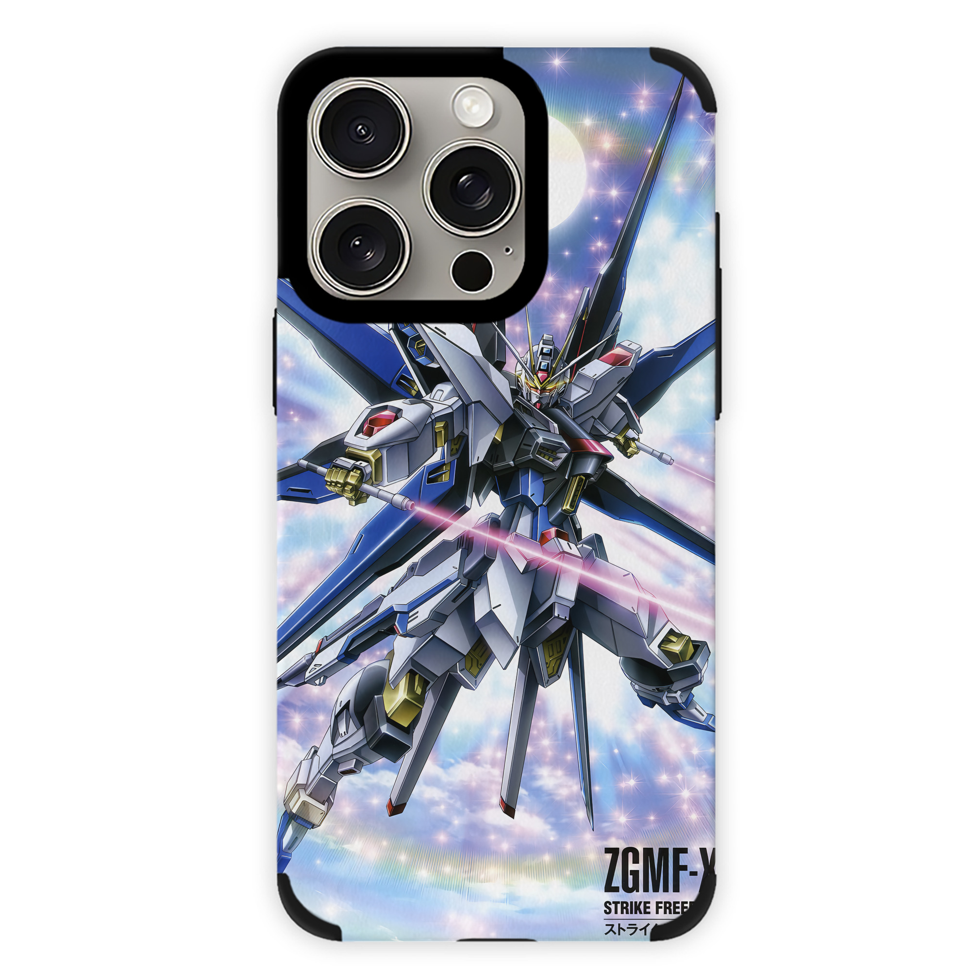 （画像用） 機動戦士ガンダム Mobile Suit Gundam 【iPhone15ProMax対応】 PUレザー スマホケース 耐衝撃＆黄変防止