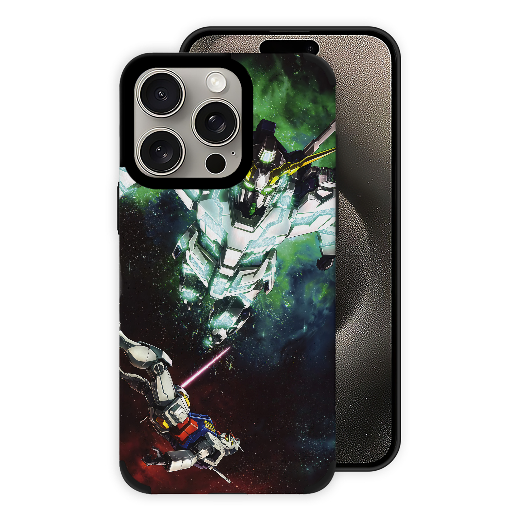 （画像用） 機動戦士ガンダム Mobile Suit Gundam 【iPhone15ProMax対応】 PUレザー スマホケース 耐衝撃＆黄変防止