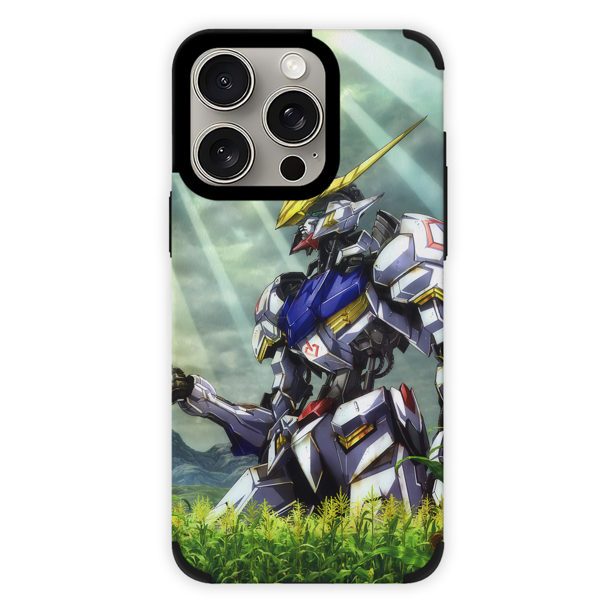（画像用） 機動戦士ガンダム Mobile Suit Gundam 【iPhone15ProMax対応】 PUレザー スマホケース 耐衝撃＆黄変防止