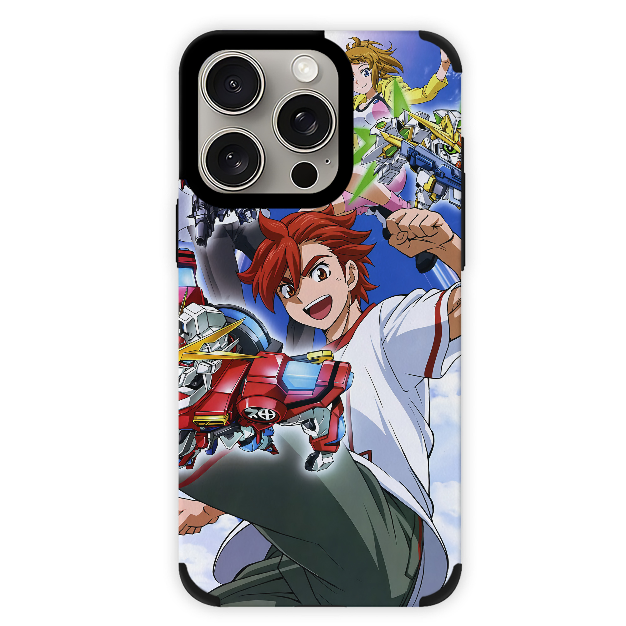 （画像用） 機動戦士ガンダム Mobile Suit Gundam 【iPhone15ProMax対応】 PUレザー スマホケース 耐衝撃＆黄変防止