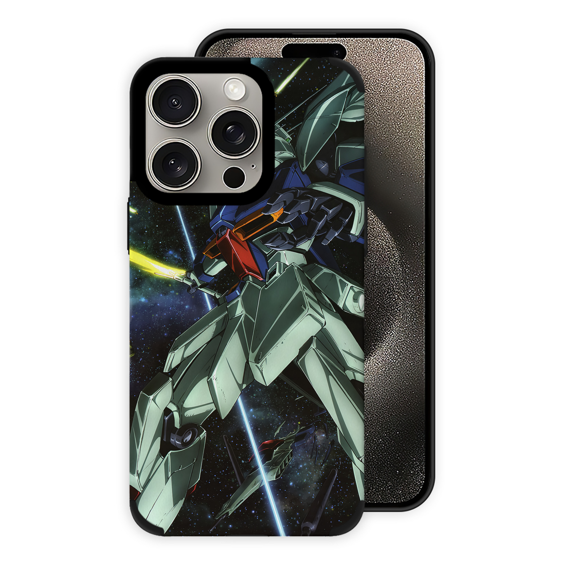 （画像用） 機動戦士ガンダム Mobile Suit Gundam 【iPhone15ProMax対応】 PUレザー スマホケース 耐衝撃＆黄変防止