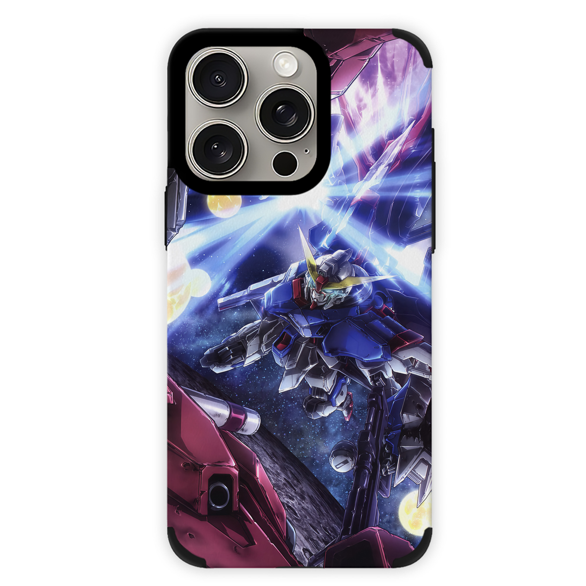 （画像用） 機動戦士ガンダム Mobile Suit Gundam 【iPhone15ProMax対応】 PUレザー スマホケース 耐衝撃＆黄変防止