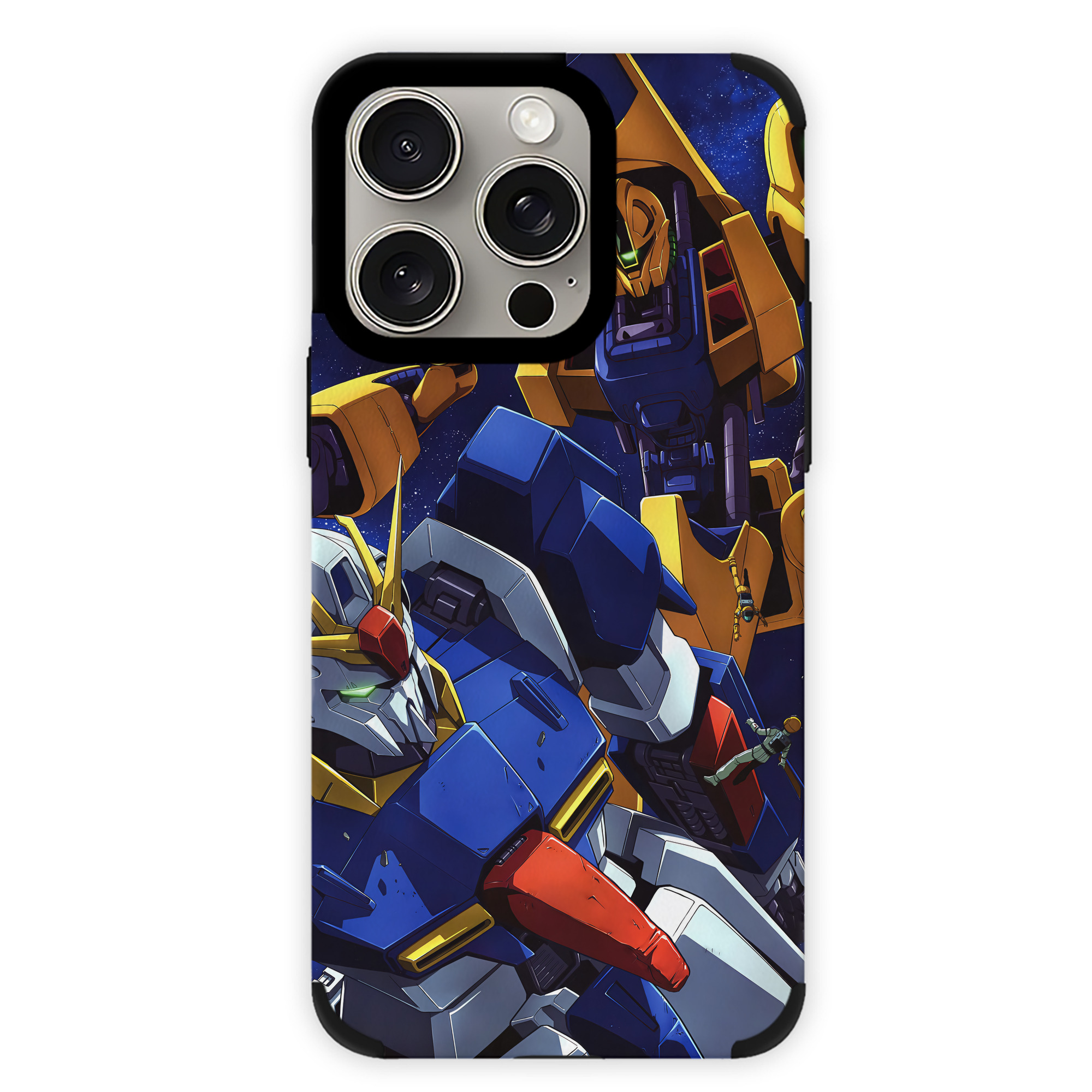 （画像用） 機動戦士ガンダム Mobile Suit Gundam 【iPhone15ProMax対応】 PUレザー スマホケース 耐衝撃＆黄変防止
