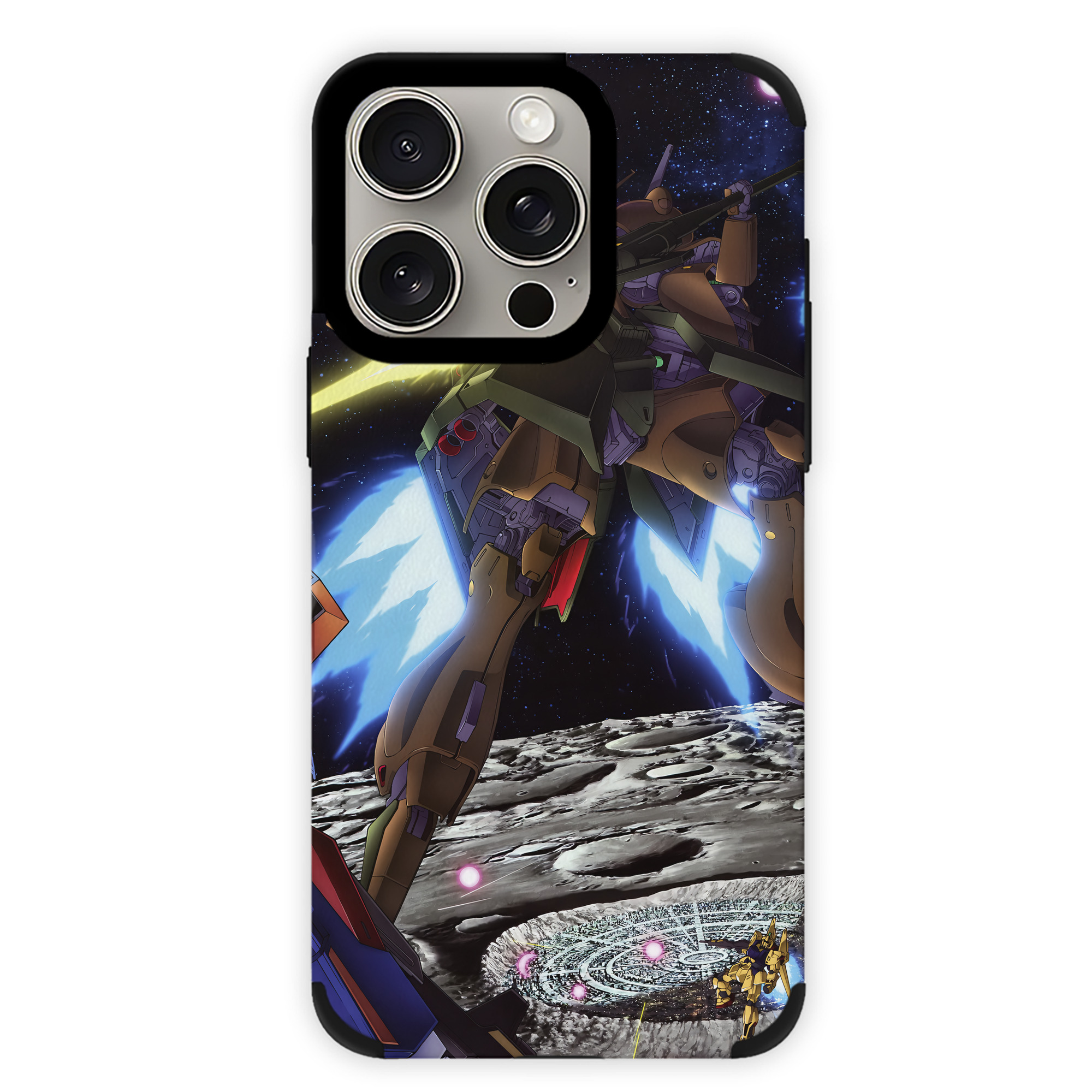 （画像用） 機動戦士ガンダム Mobile Suit Gundam 【iPhone15ProMax対応】 PUレザー スマホケース 耐衝撃＆黄変防止
