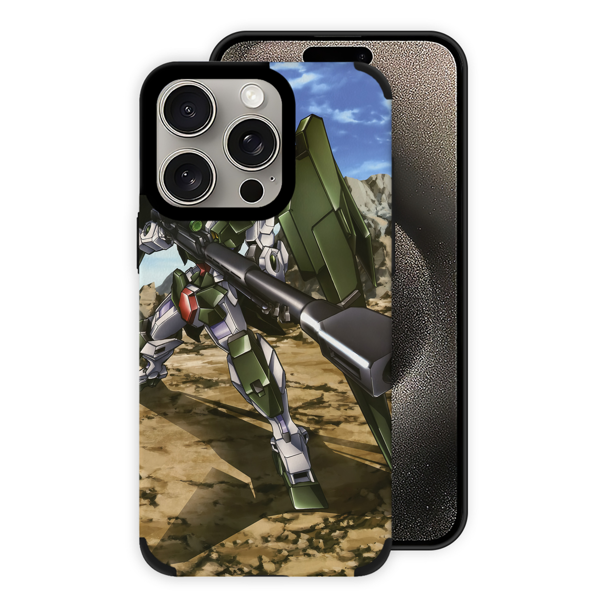 （画像用） 機動戦士ガンダム Mobile Suit Gundam 【iPhone15ProMax対応】 PUレザー スマホケース 耐衝撃＆黄変防止