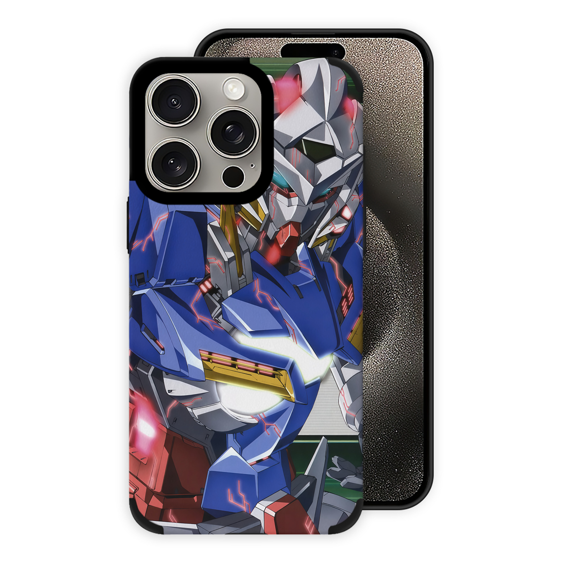 （画像用） 機動戦士ガンダム Mobile Suit Gundam 【iPhone15ProMax対応】 PUレザー スマホケース 耐衝撃＆黄変防止