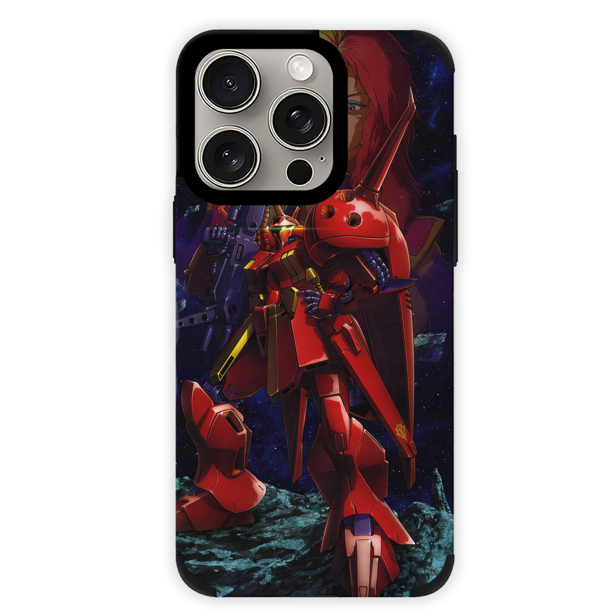 （画像用） 機動戦士ガンダム Mobile Suit Gundam 【iPhone15ProMax対応】 PUレザー スマホケース 耐衝撃＆黄変防止