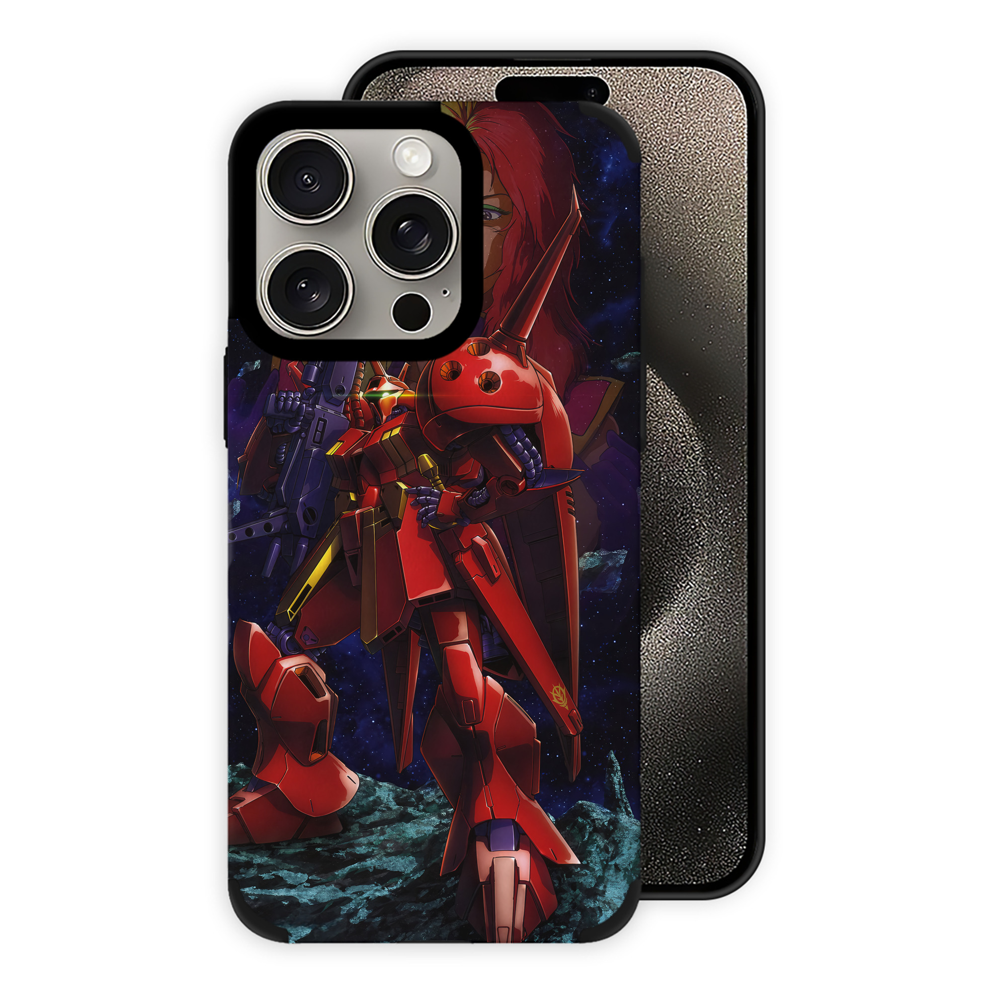 （画像用） 機動戦士ガンダム Mobile Suit Gundam 【iPhone15ProMax対応】 PUレザー スマホケース 耐衝撃＆黄変防止