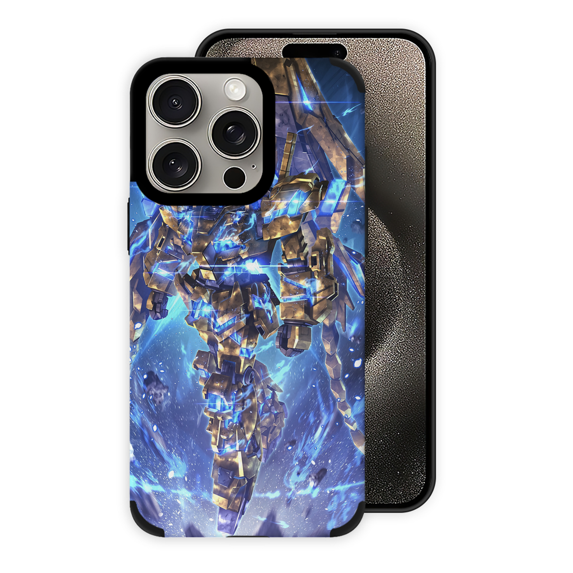 （画像用） 機動戦士ガンダム Mobile Suit Gundam 【iPhone15ProMax対応】 PUレザー スマホケース 耐衝撃＆黄変防止