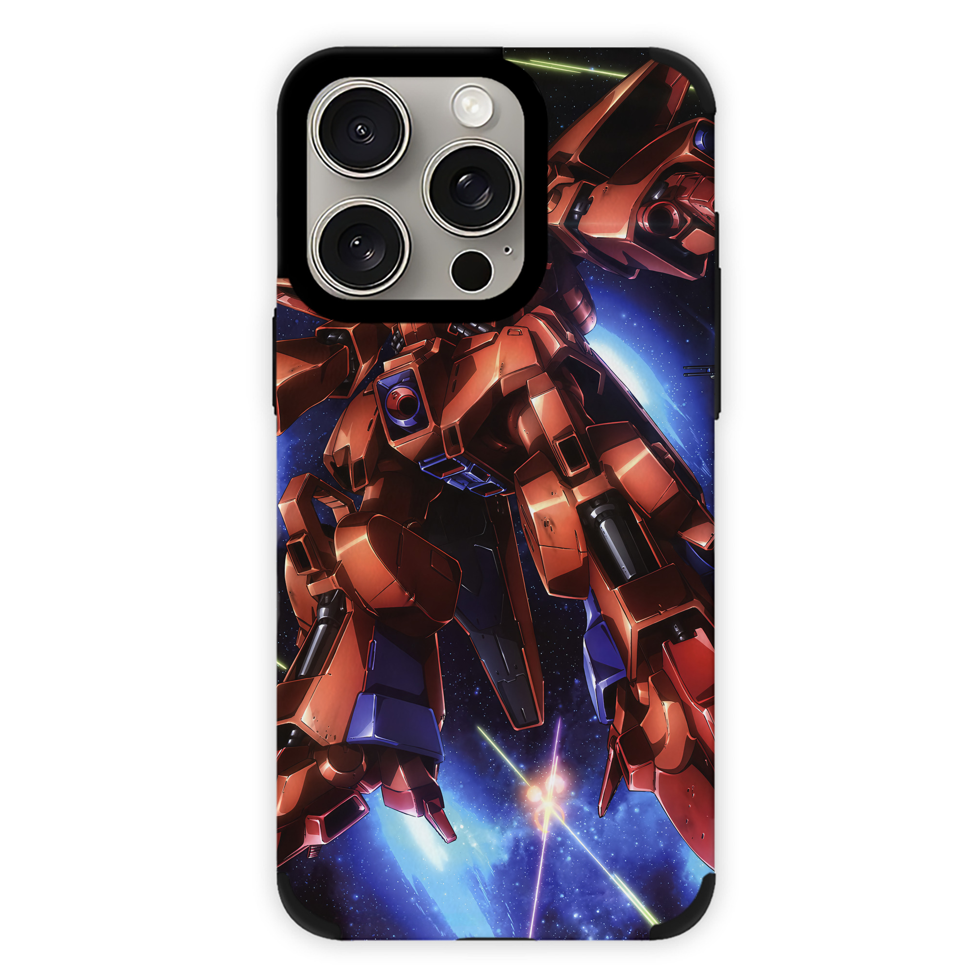 （画像用） 機動戦士ガンダム Mobile Suit Gundam 【iPhone15ProMax対応】 PUレザー スマホケース 耐衝撃＆黄変防止