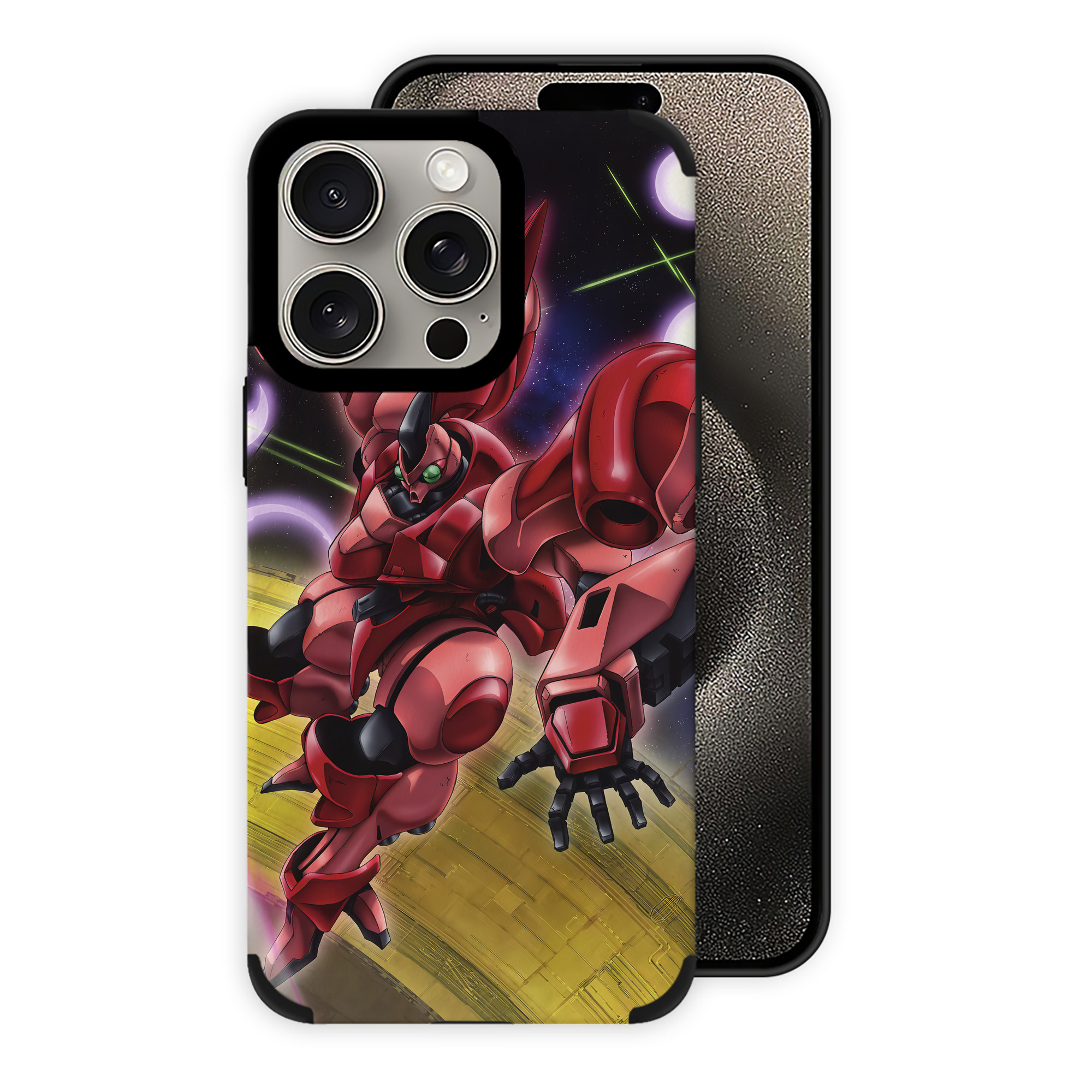 （画像用） 機動戦士ガンダム Mobile Suit Gundam 【iPhone15ProMax対応】 PUレザー スマホケース 耐衝撃＆黄変防止