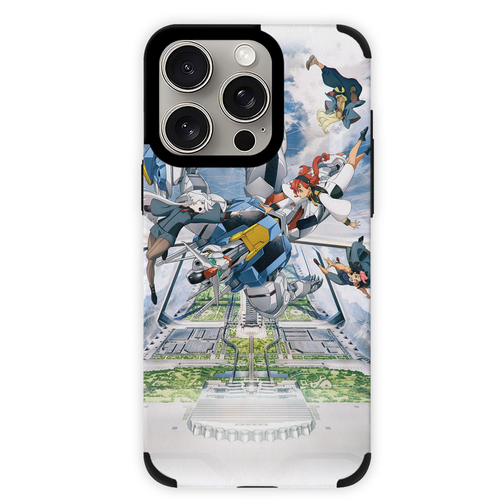 （画像用） 機動戦士ガンダム Mobile Suit Gundam 【iPhone15ProMax対応】 PUレザー スマホケース 耐衝撃＆黄変防止