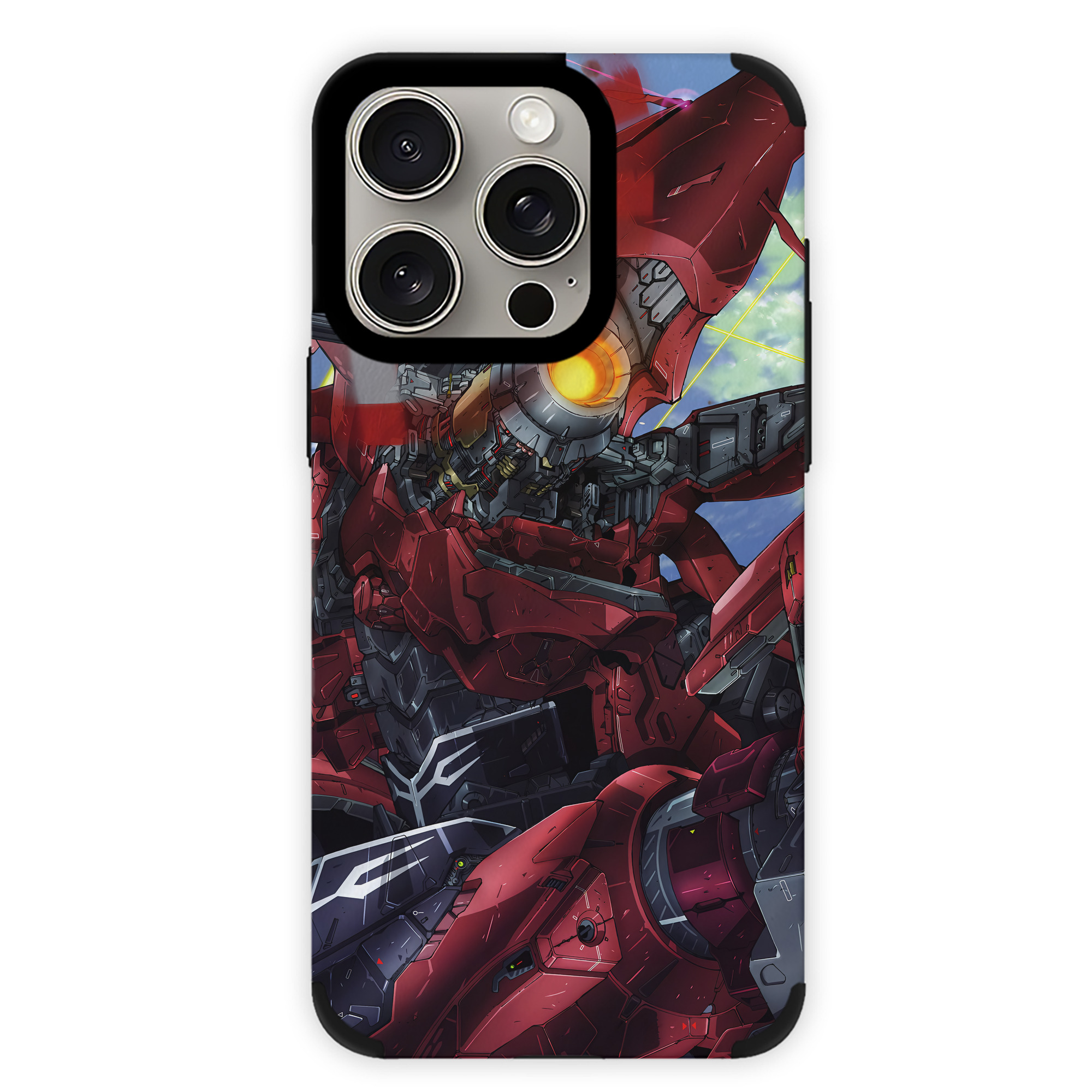 （画像用） 機動戦士ガンダム Mobile Suit Gundam 【iPhone15ProMax対応】 PUレザー スマホケース 耐衝撃＆黄変防止