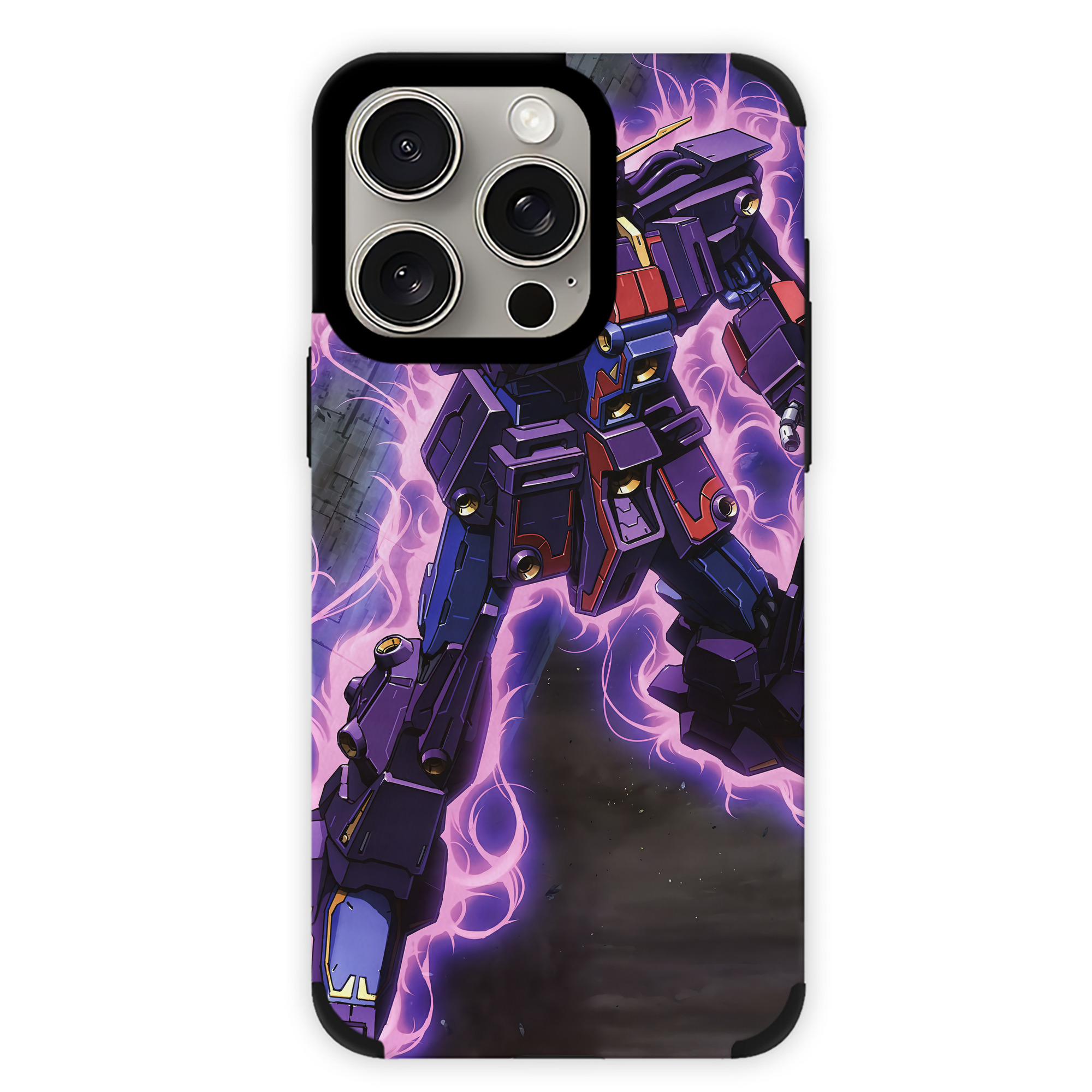 （画像用） 機動戦士ガンダム Mobile Suit Gundam 【iPhone15ProMax対応】 PUレザー スマホケース 耐衝撃＆黄変防止