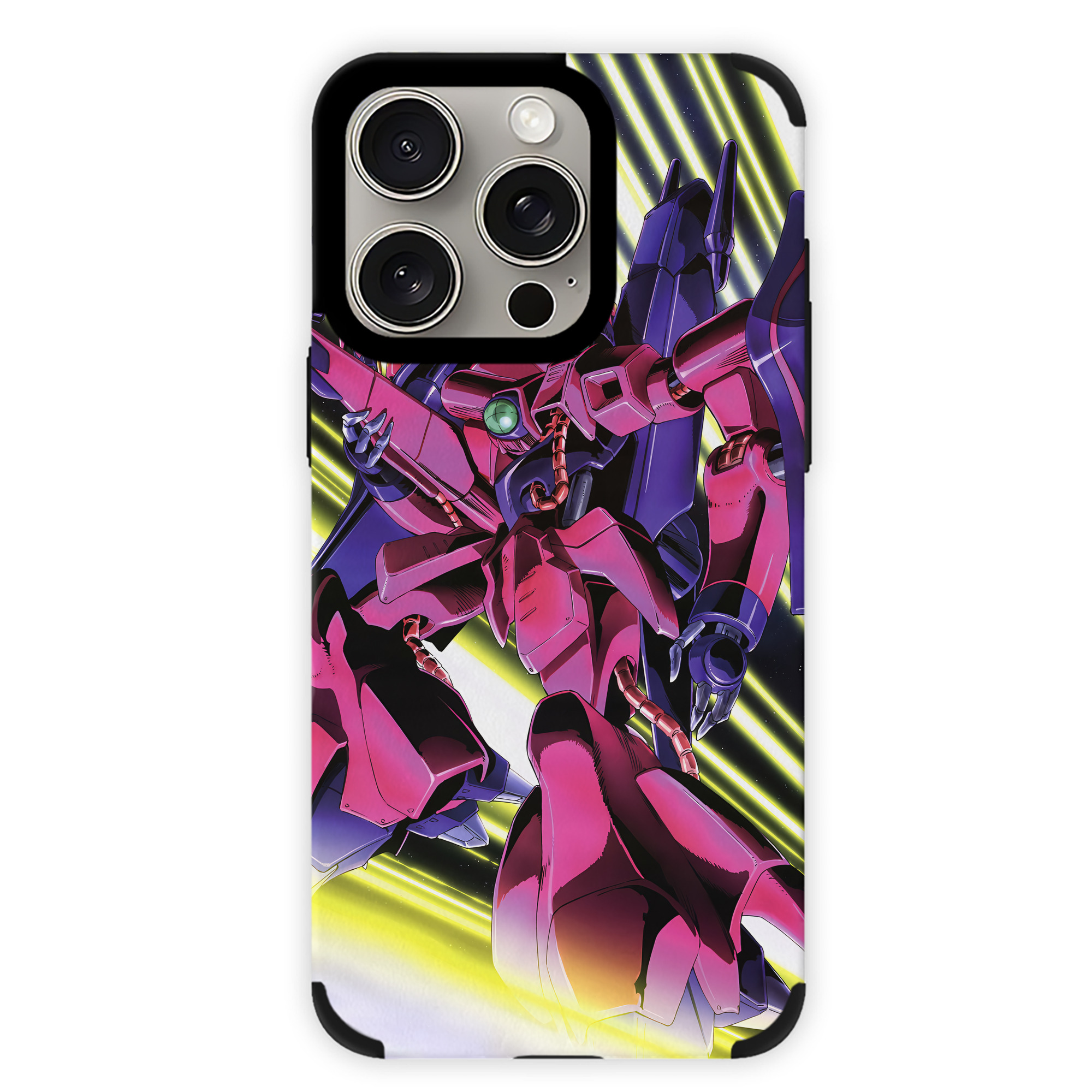 （画像用） 機動戦士ガンダム Mobile Suit Gundam 【iPhone15ProMax対応】 PUレザー スマホケース 耐衝撃＆黄変防止
