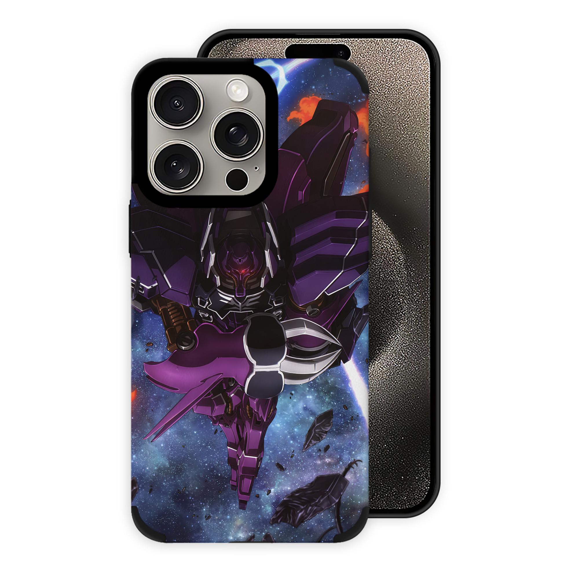 （画像用） 機動戦士ガンダム Mobile Suit Gundam 【iPhone15ProMax対応】 PUレザー スマホケース 耐衝撃＆黄変防止