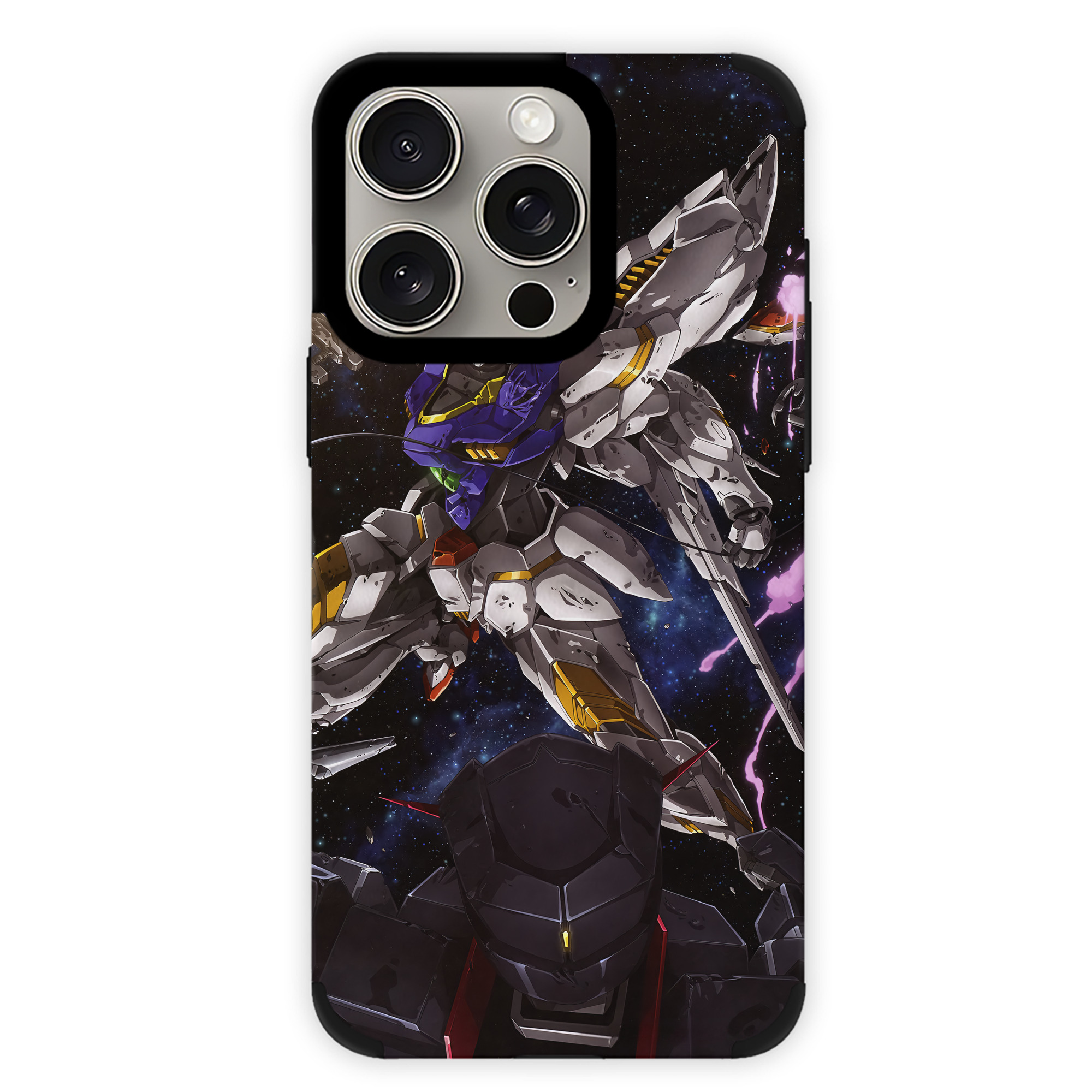 （画像用） 機動戦士ガンダム Mobile Suit Gundam 【iPhone15ProMax対応】 PUレザー スマホケース 耐衝撃＆黄変防止