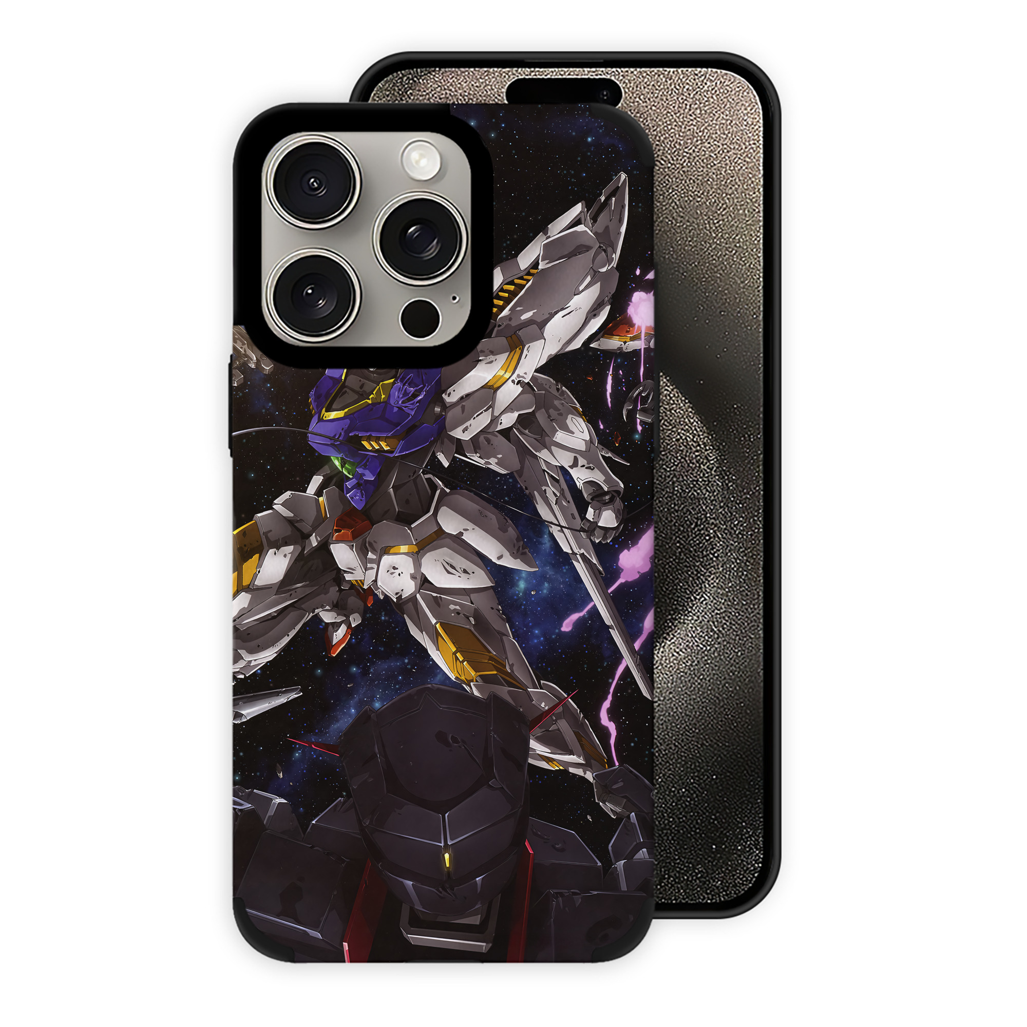 （画像用） 機動戦士ガンダム Mobile Suit Gundam 【iPhone15ProMax対応】 PUレザー スマホケース 耐衝撃＆黄変防止
