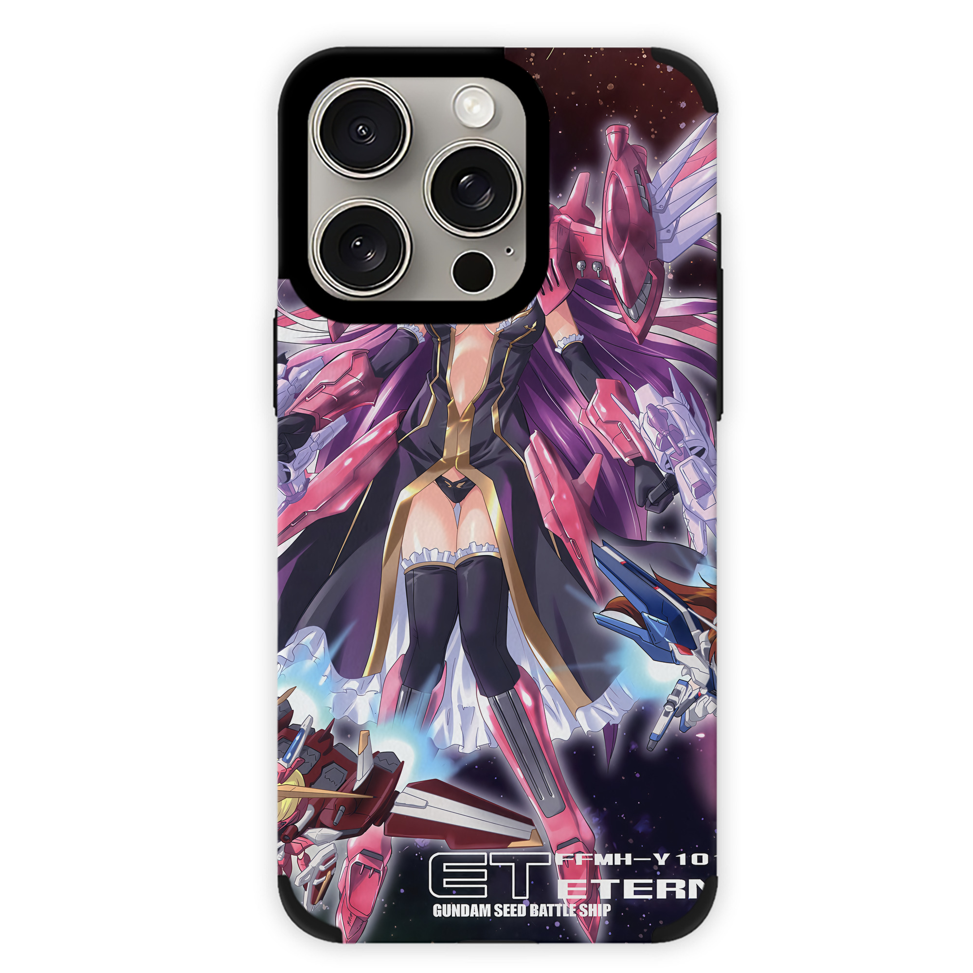 （画像用） 機動戦士ガンダム Mobile Suit Gundam 【iPhone15ProMax対応】 PUレザー スマホケース 耐衝撃＆黄変防止