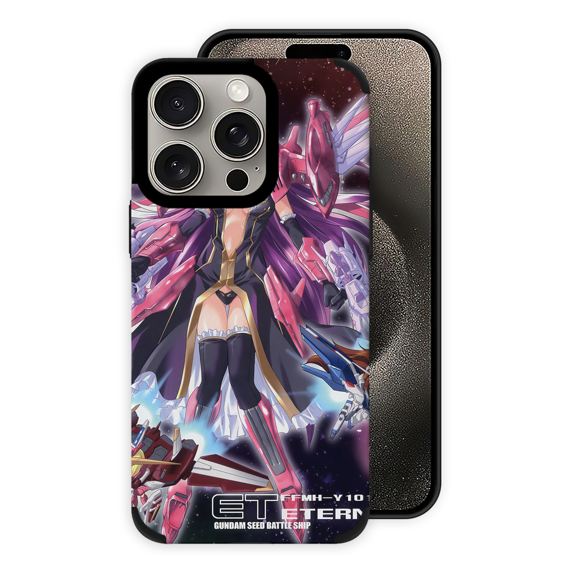 （画像用） 機動戦士ガンダム Mobile Suit Gundam 【iPhone15ProMax対応】 PUレザー スマホケース 耐衝撃＆黄変防止