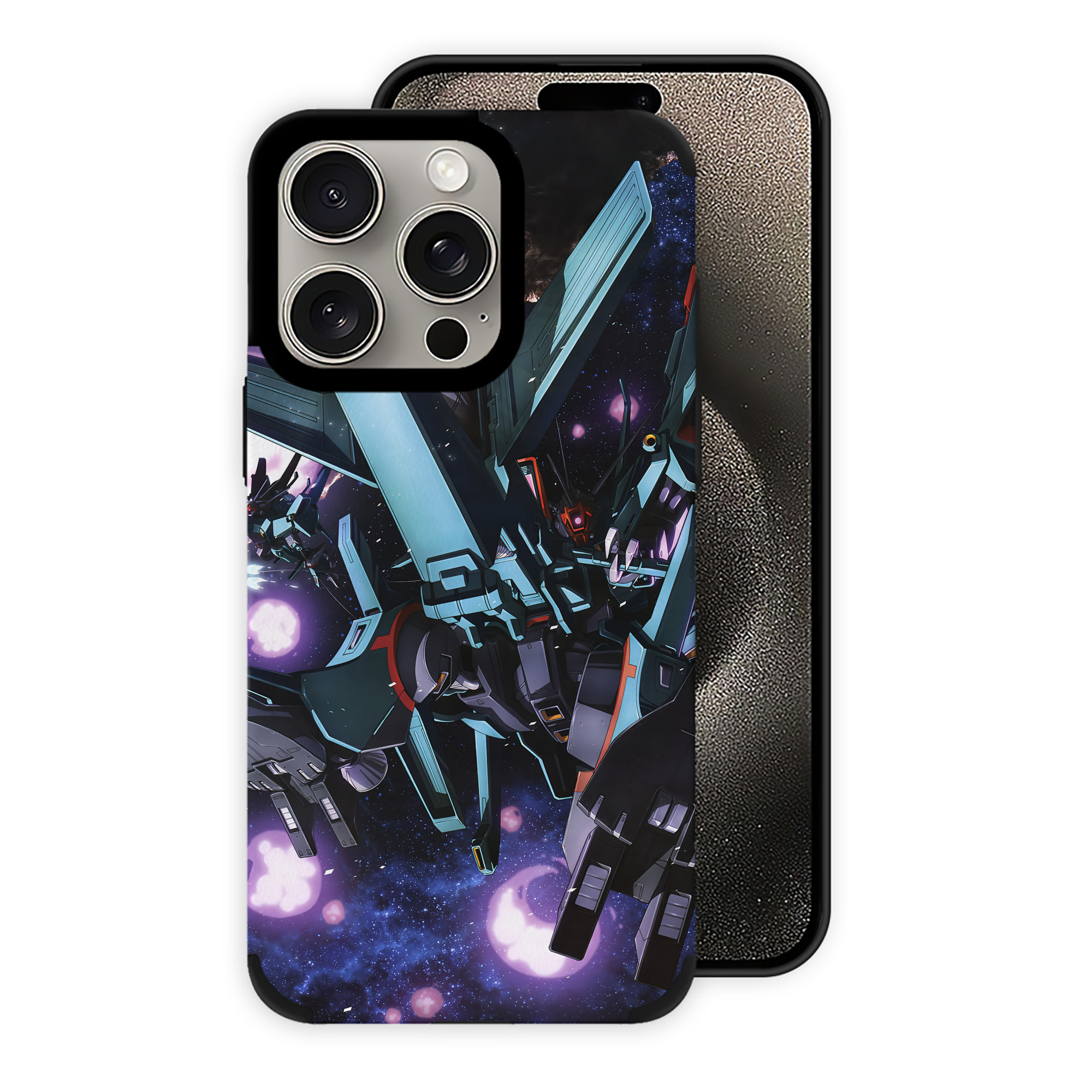 （画像用） 機動戦士ガンダム Mobile Suit Gundam 【iPhone15ProMax対応】 PUレザー スマホケース 耐衝撃＆黄変防止