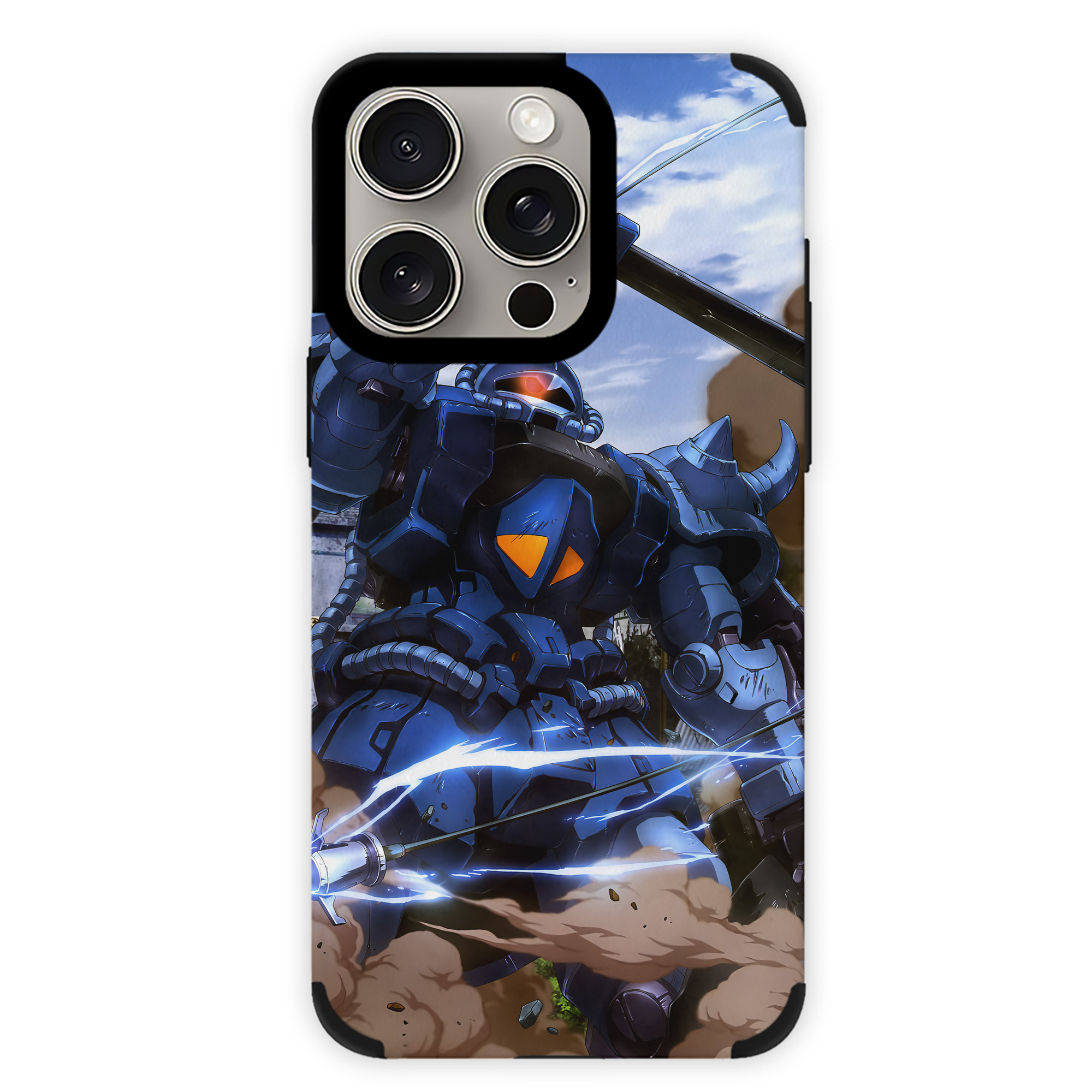 （画像用） 機動戦士ガンダム Mobile Suit Gundam 【iPhone15ProMax対応】 PUレザー スマホケース 耐衝撃＆黄変防止