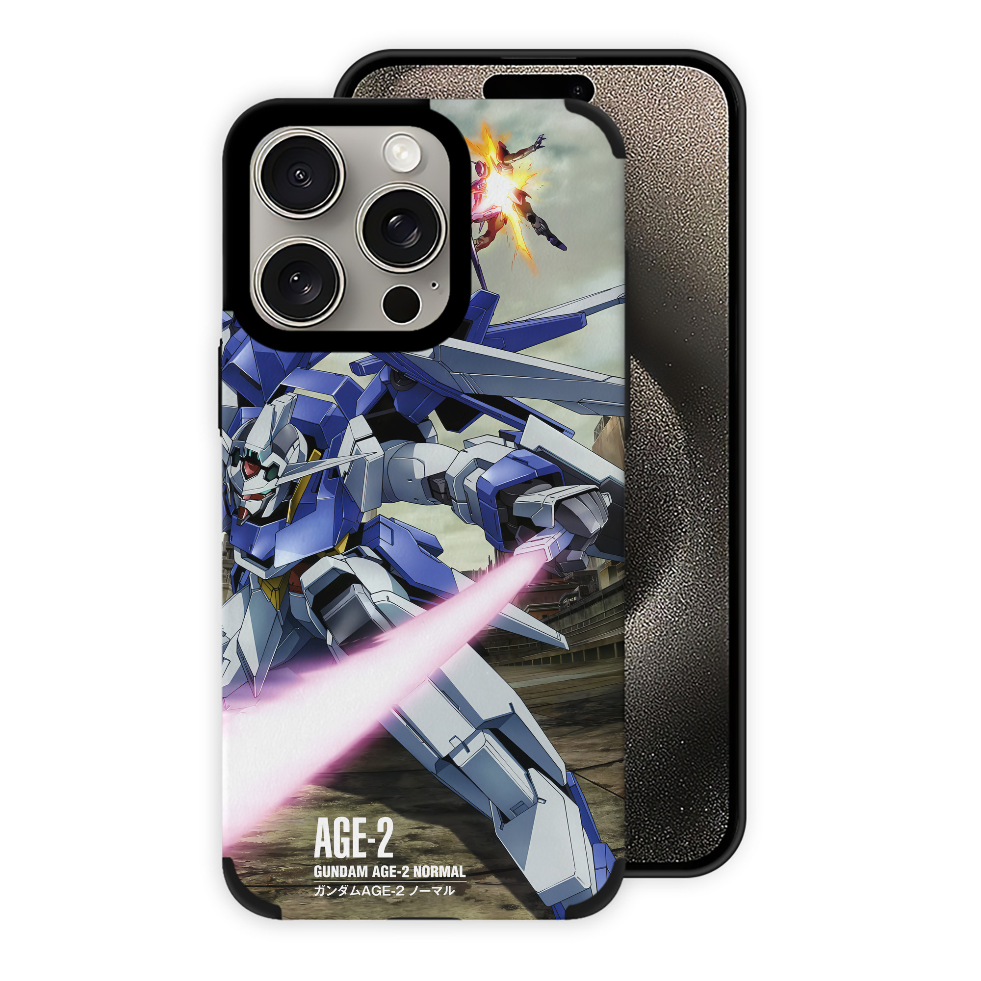 （画像用） 機動戦士ガンダム Mobile Suit Gundam 【iPhone15ProMax対応】 PUレザー スマホケース 耐衝撃＆黄変防止