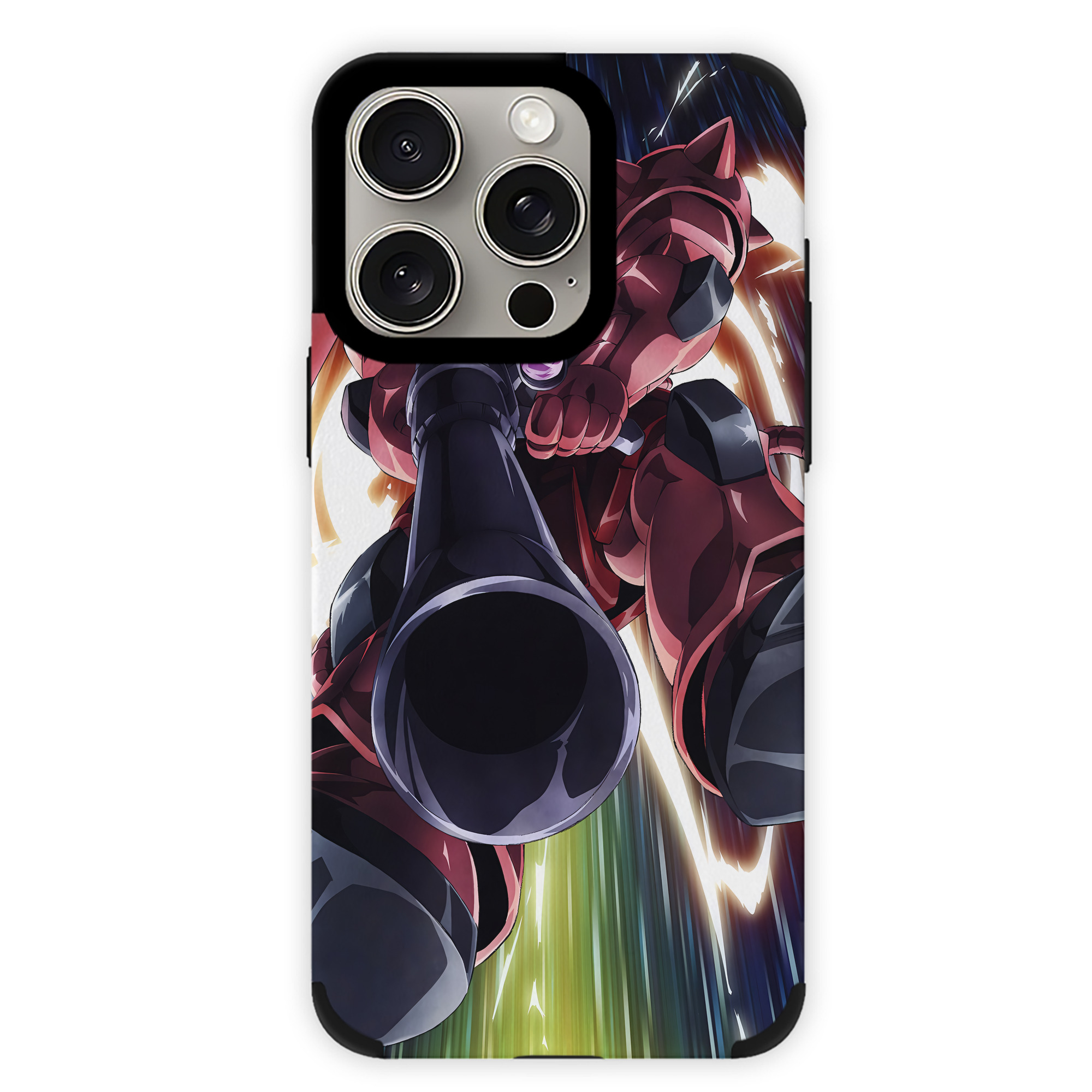 （画像用） 機動戦士ガンダム Mobile Suit Gundam 【iPhone15ProMax対応】 PUレザー スマホケース 耐衝撃＆黄変防止