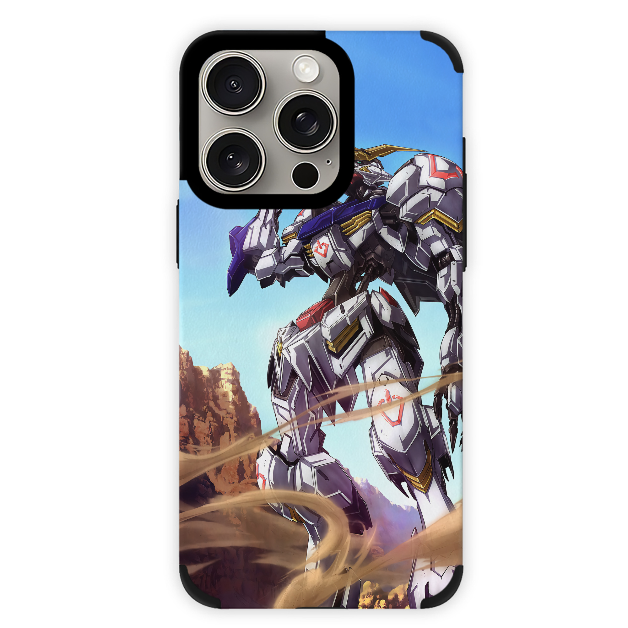 （画像用） 機動戦士ガンダム Mobile Suit Gundam 【iPhone15ProMax対応】 PUレザー スマホケース 耐衝撃＆黄変防止