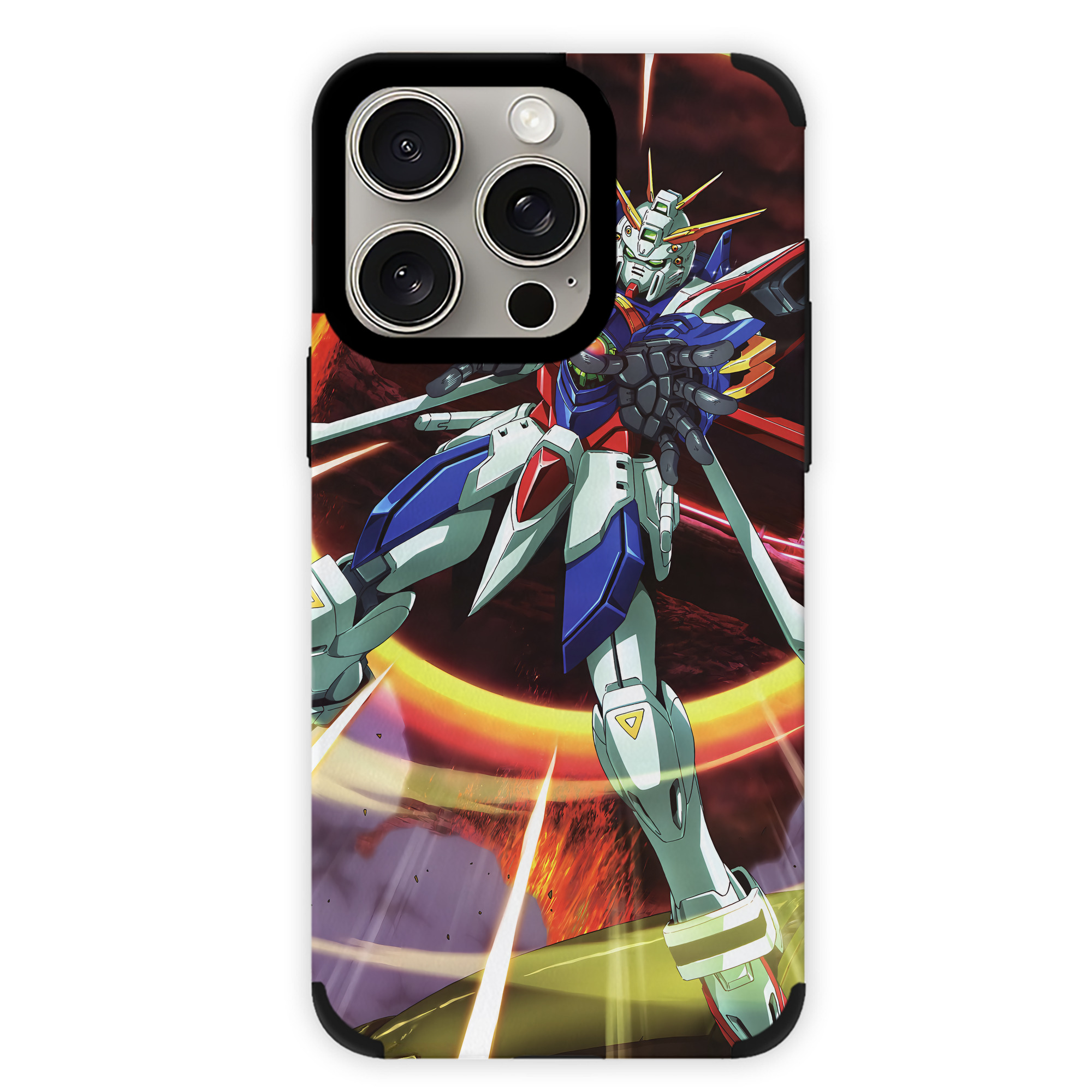 （画像用） 機動戦士ガンダム Mobile Suit Gundam 【iPhone15ProMax対応】 PUレザー スマホケース 耐衝撃＆黄変防止