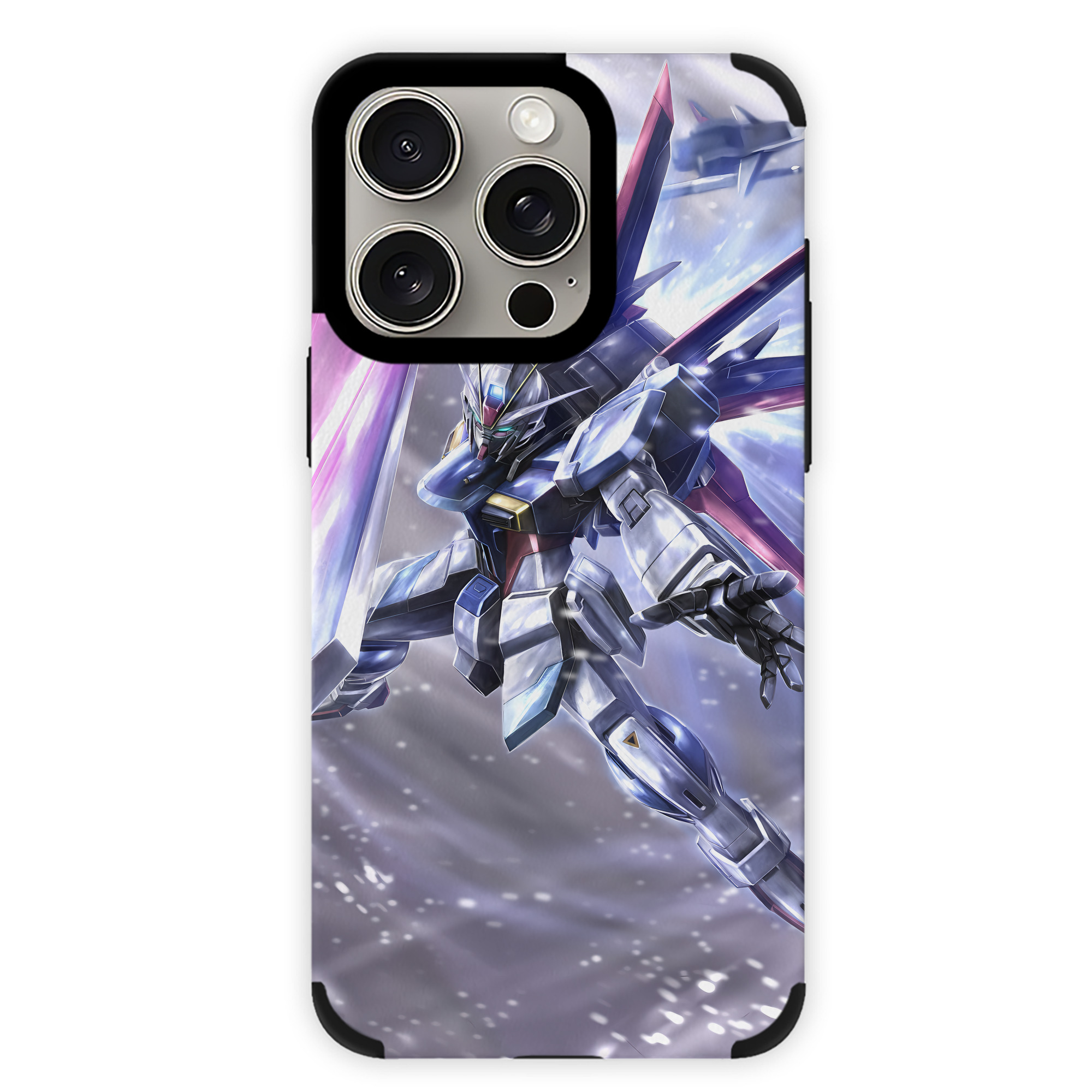 （画像用） 機動戦士ガンダム Mobile Suit Gundam 【iPhone15ProMax対応】 PUレザー スマホケース 耐衝撃＆黄変防止