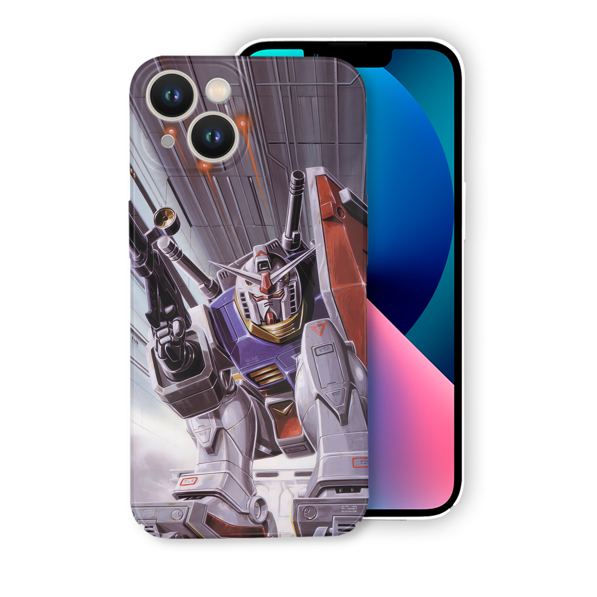 （画像用） 機動戦士ガンダム Mobile Suit Gundam 【iPhone 14シリーズ対応】ハードケース