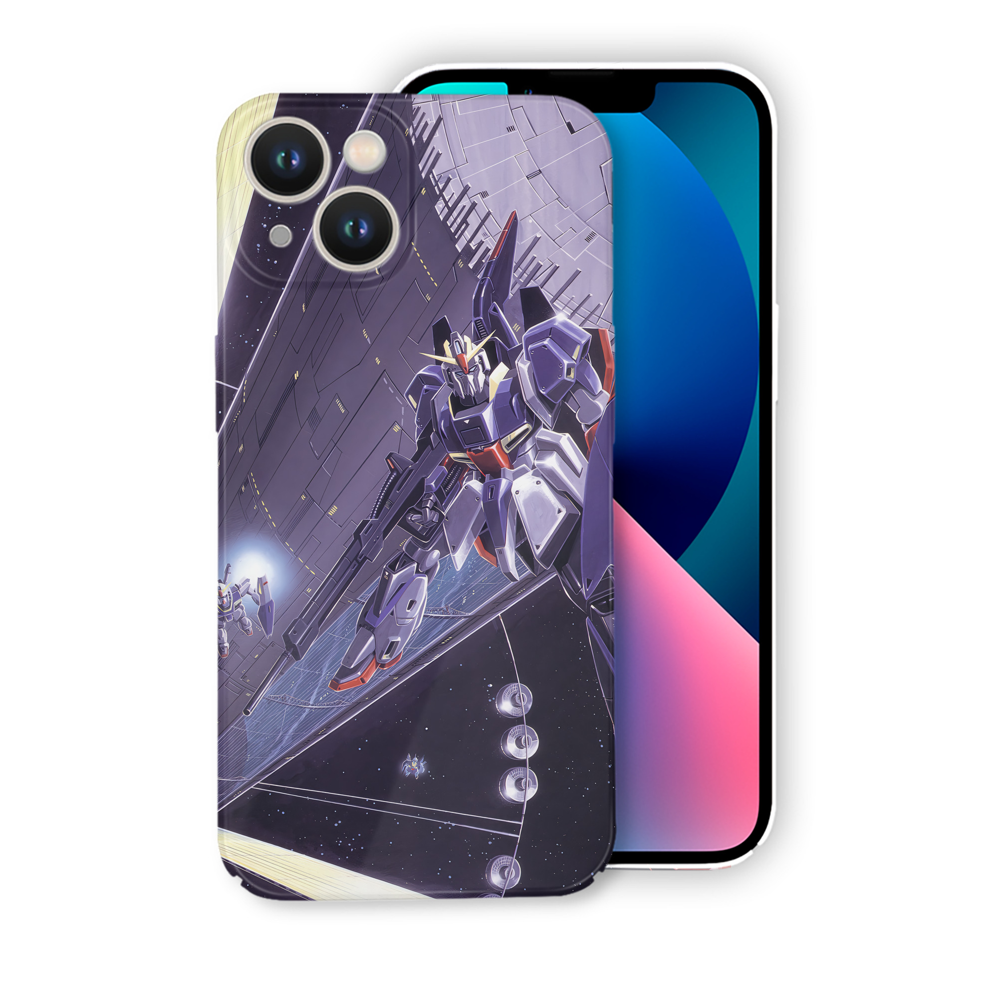 （画像用） 機動戦士ガンダム Mobile Suit Gundam 【iPhone 14シリーズ対応】ハードケース