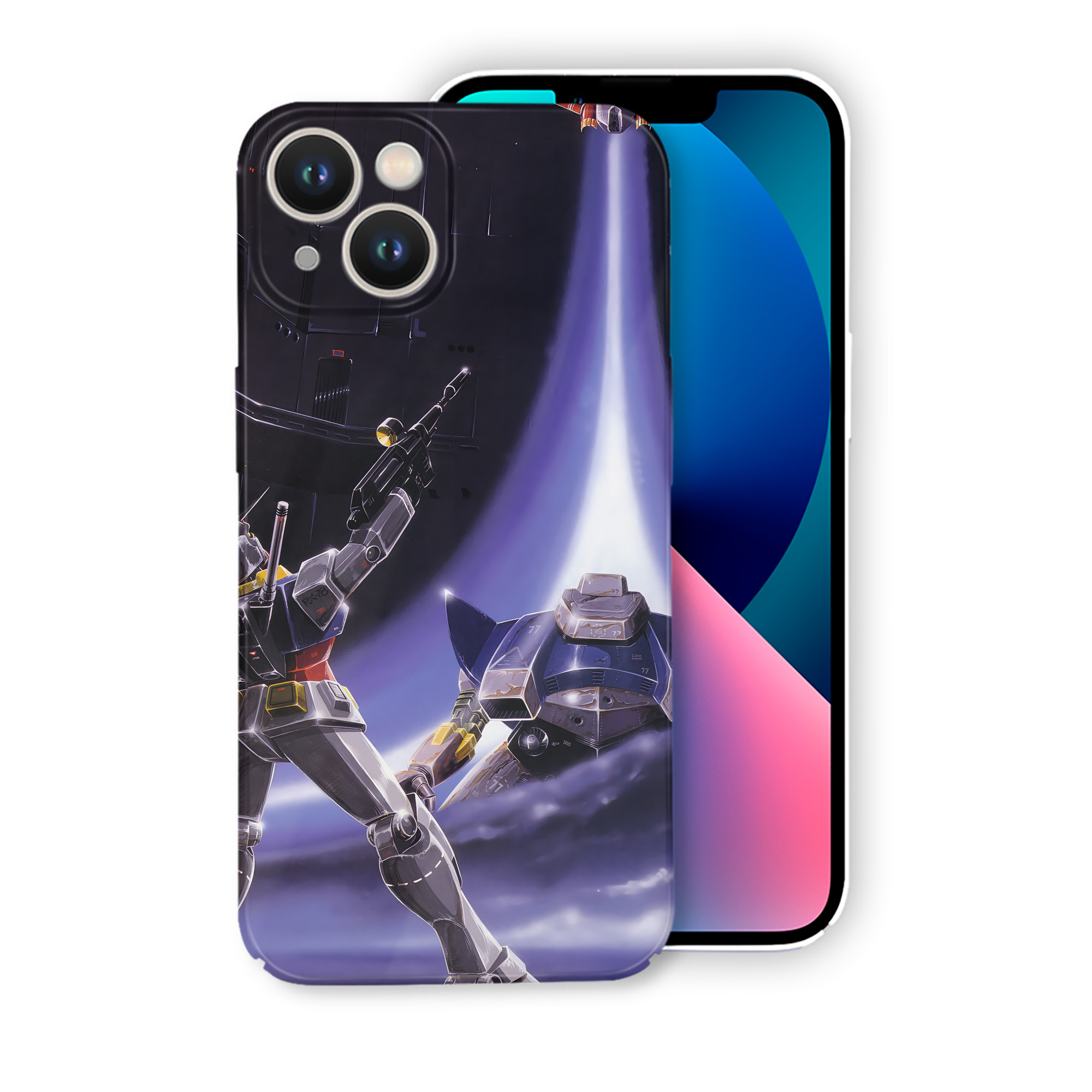 （画像用） 機動戦士ガンダム Mobile Suit Gundam 【iPhone 14シリーズ対応】ハードケース