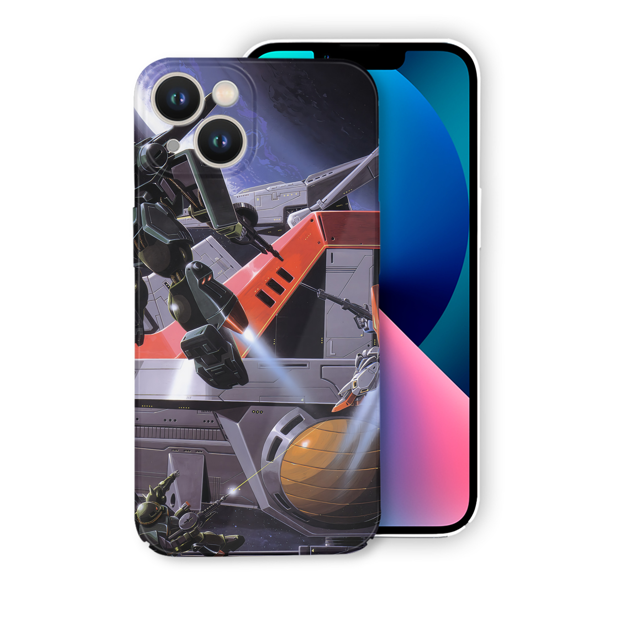 （画像用） 機動戦士ガンダム Mobile Suit Gundam 【iPhone 14シリーズ対応】ハードケース