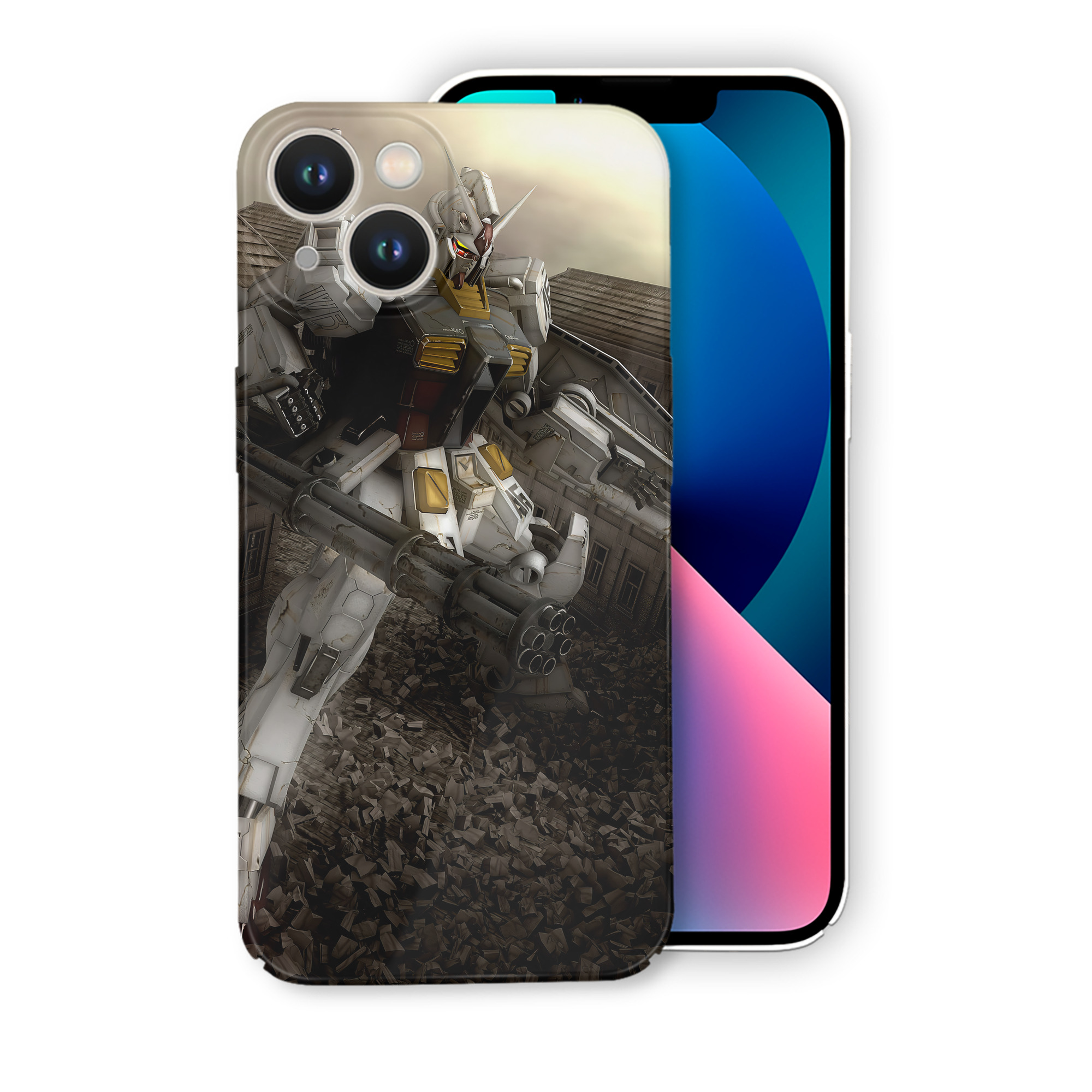 （画像用） 機動戦士ガンダム Mobile Suit Gundam 【iPhone 14シリーズ対応】ハードケース