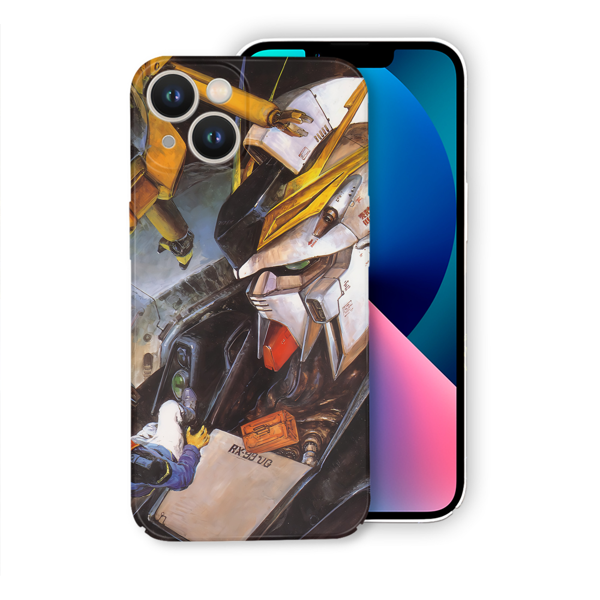 （画像用） 機動戦士ガンダム Mobile Suit Gundam 【iPhone 14シリーズ対応】ハードケース
