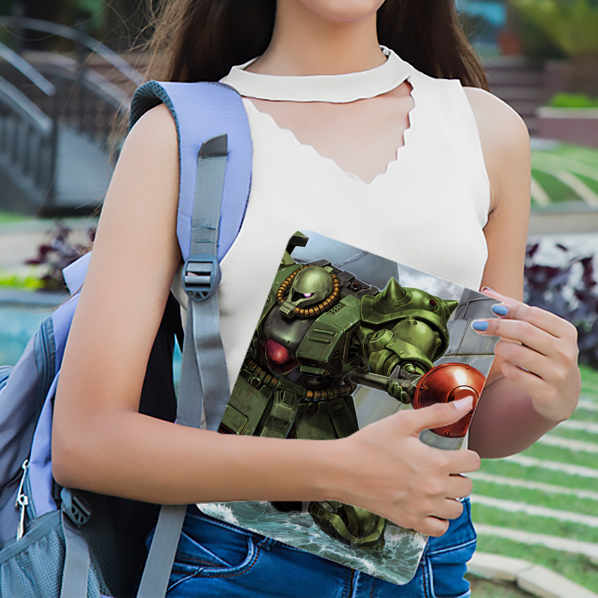 機動戦士ガンダム Mobile Suit Gundam IPad ケース ブック型 PUレザー TPU 耐衝撃 軽量 薄型 ペン収納なし 全面保護 IPad 各モデル対応