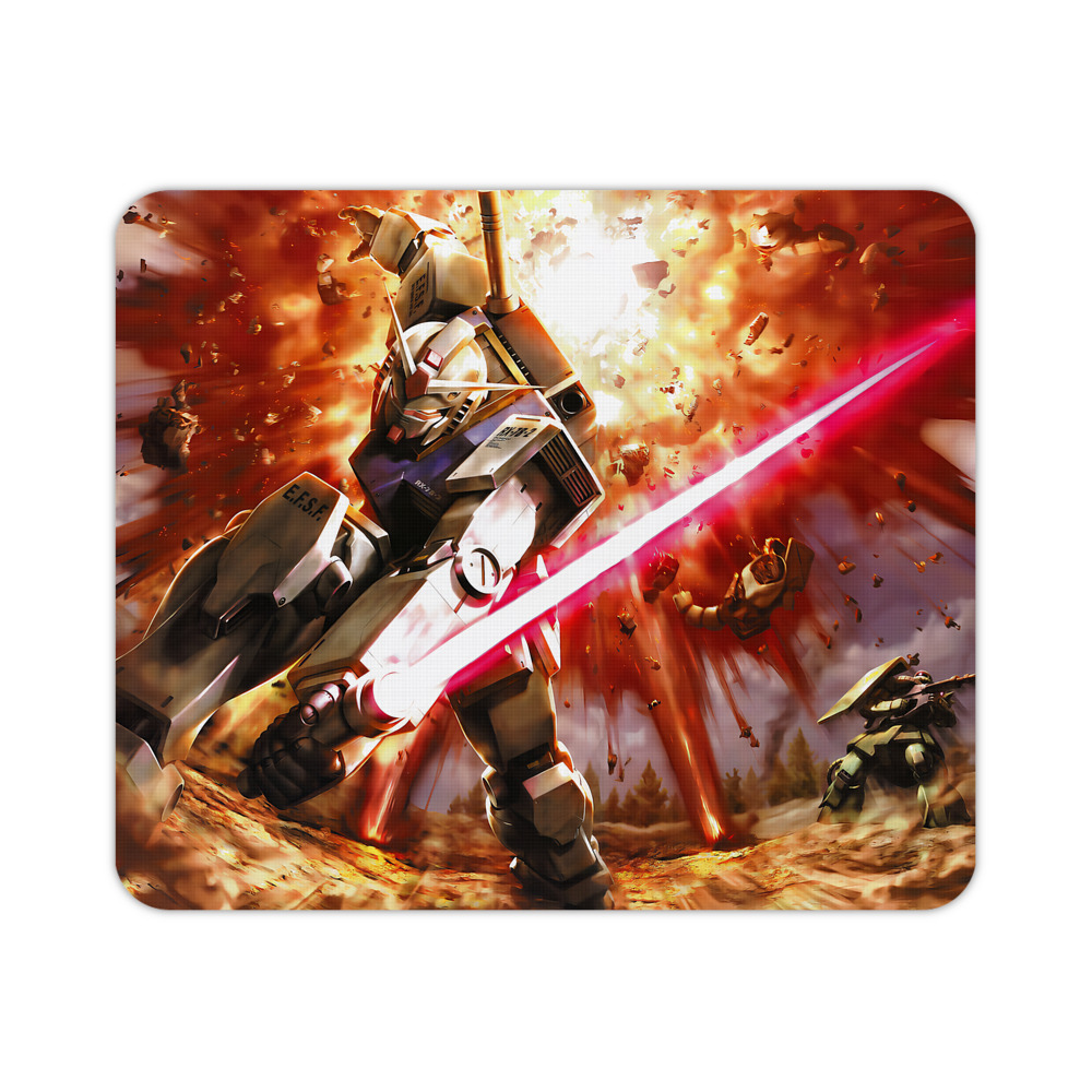 （画像用） 機動戦士ガンダム Mobile Suit Gundam マウスパッド ステッチ加工 ラバー素材 防水 滑り止め 超薄型 ゲーミング/オフィス対応