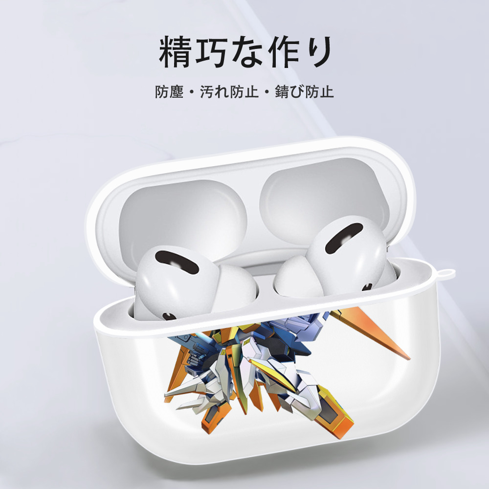 機動戦士ガンダム Mobile Suit Gundam 【AirPods Pro用】ハードシェル保護ケース 耐衝撃・防指紋・カラビナ付き商品仕様