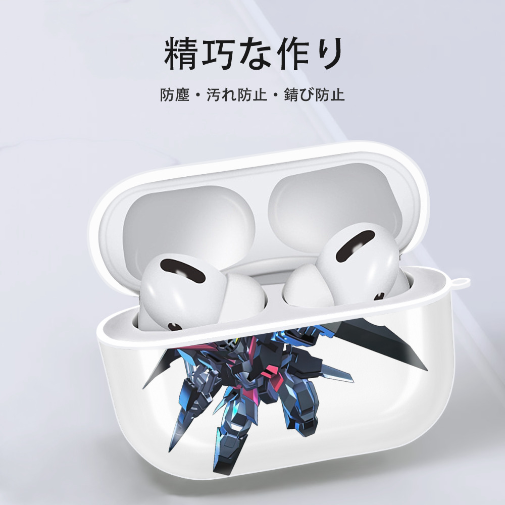 機動戦士ガンダム Mobile Suit Gundam 【AirPods Pro用】ハードシェル保護ケース 耐衝撃・防指紋・カラビナ付き商品仕様